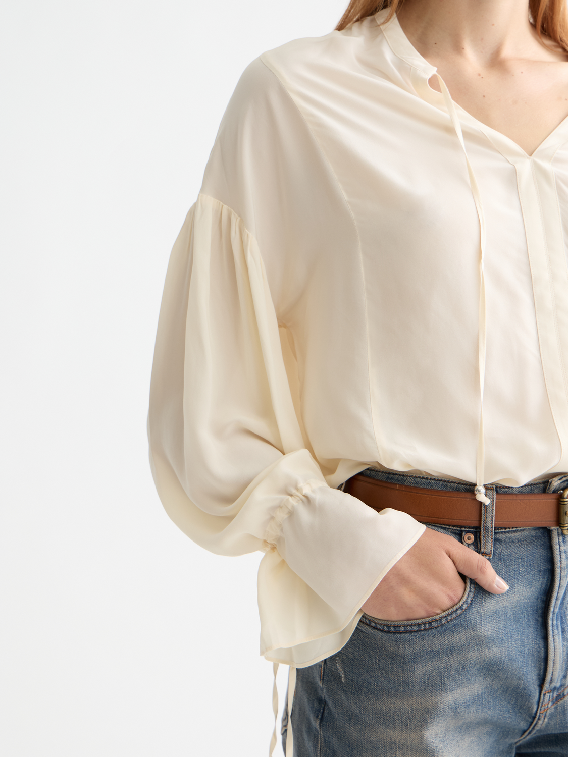 Draw string blouse - Scotch & Soda AU