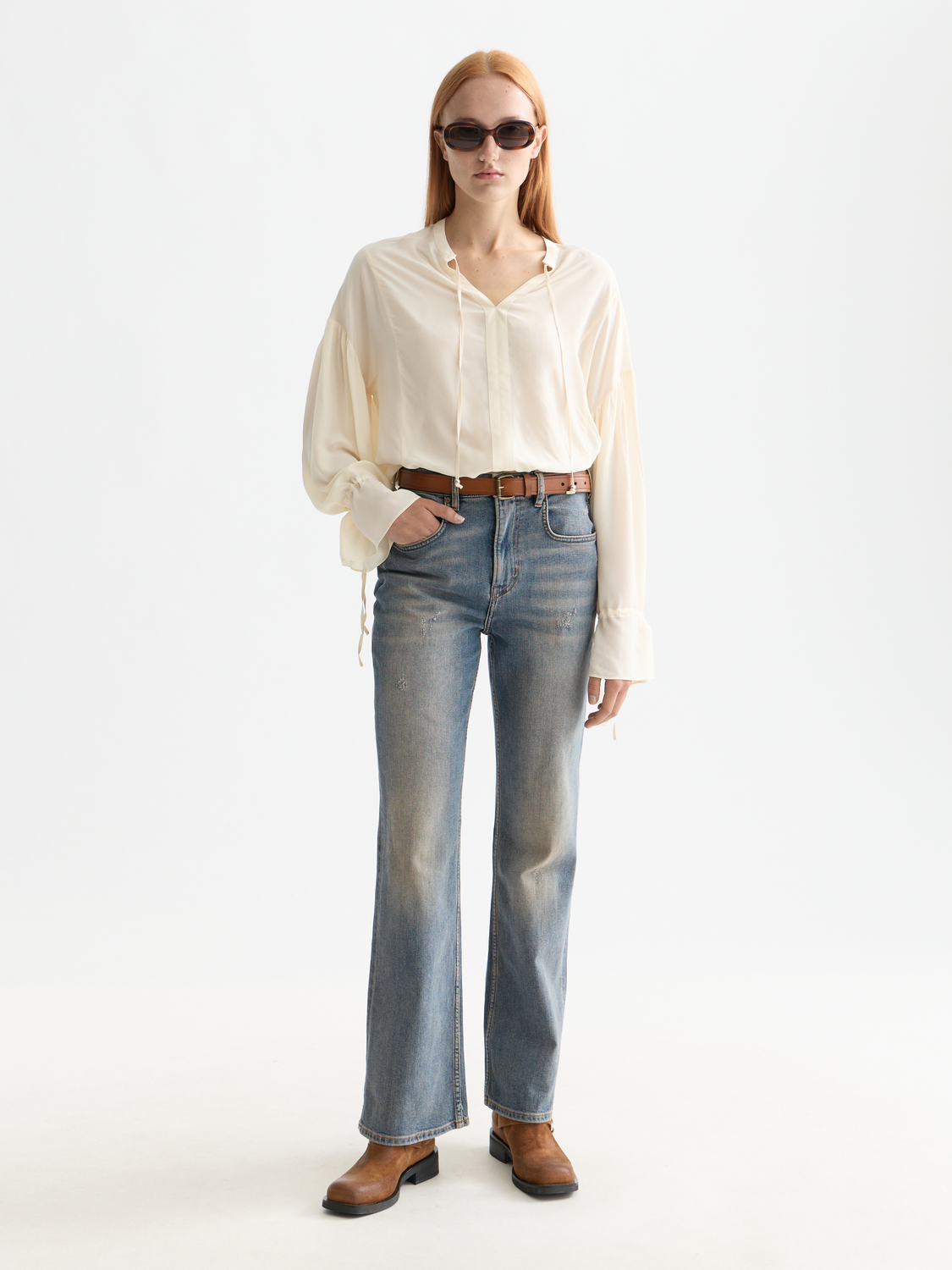 Draw string blouse - Scotch & Soda AU