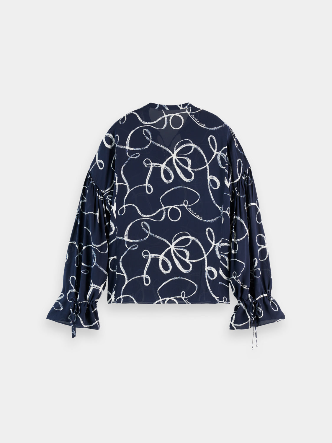 Draw string blouse - Scotch & Soda AU