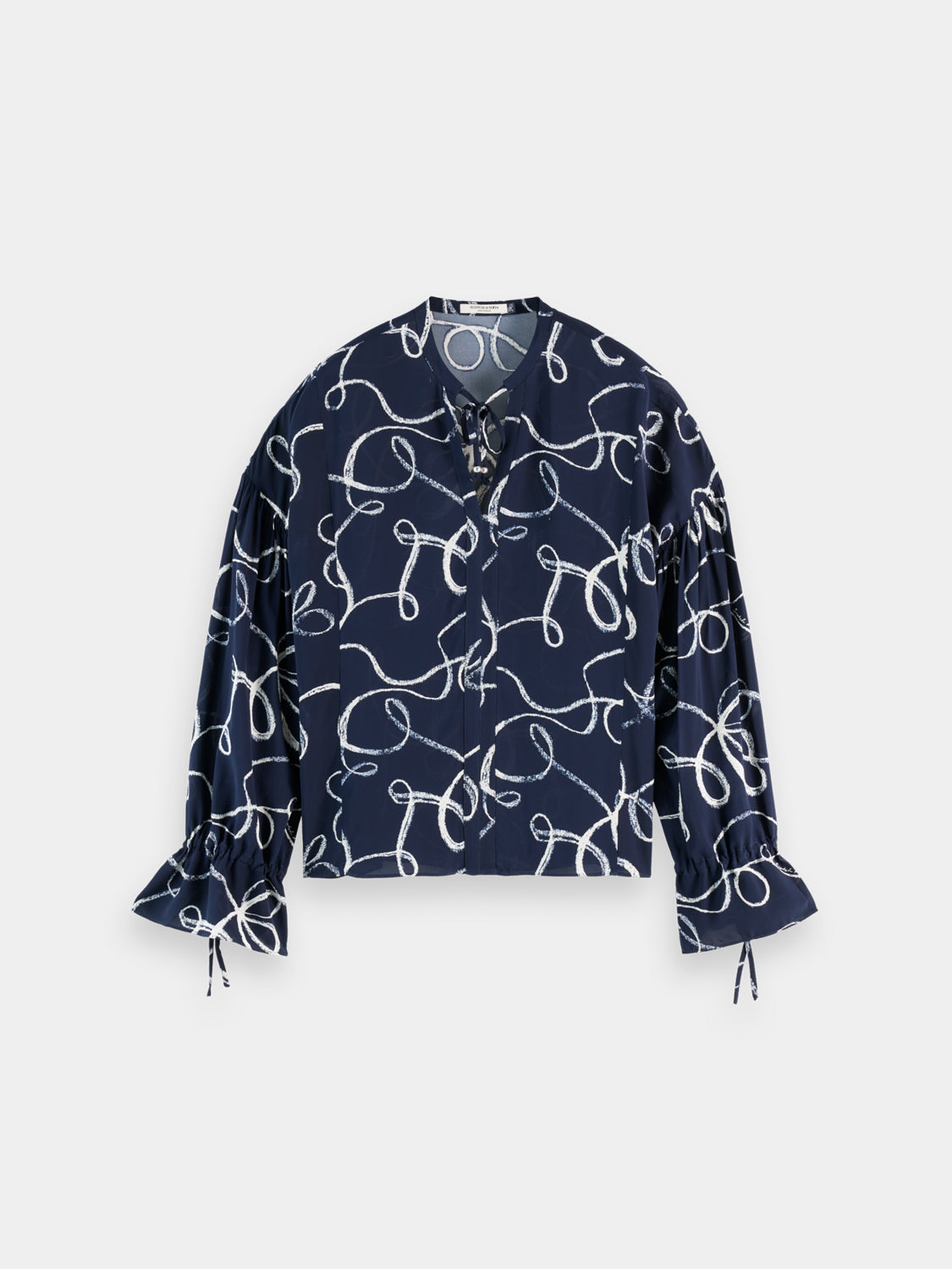 Draw string blouse - Scotch & Soda AU