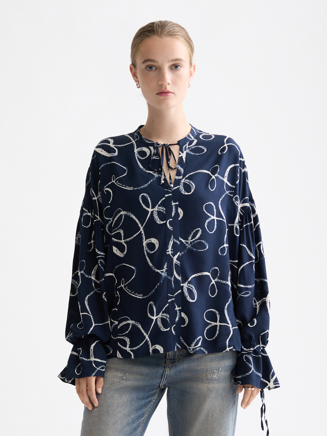 Draw string blouse - Scotch & Soda AU