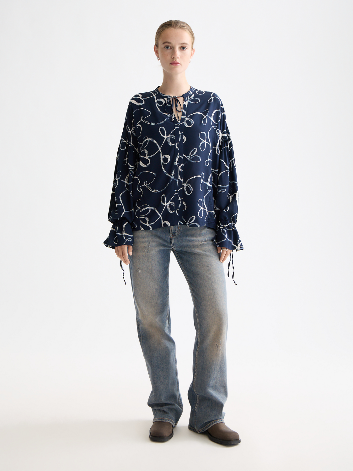 Draw string blouse - Scotch & Soda AU
