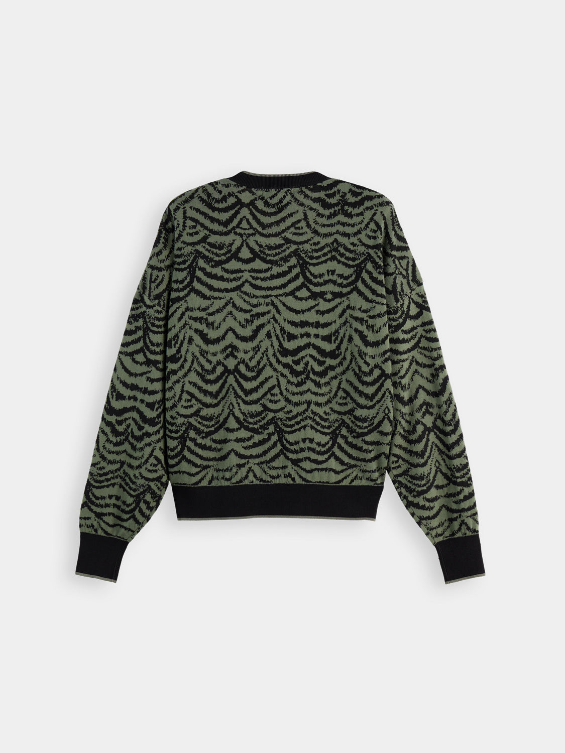 Jacquard v-neck pullover - Scotch & Soda AU