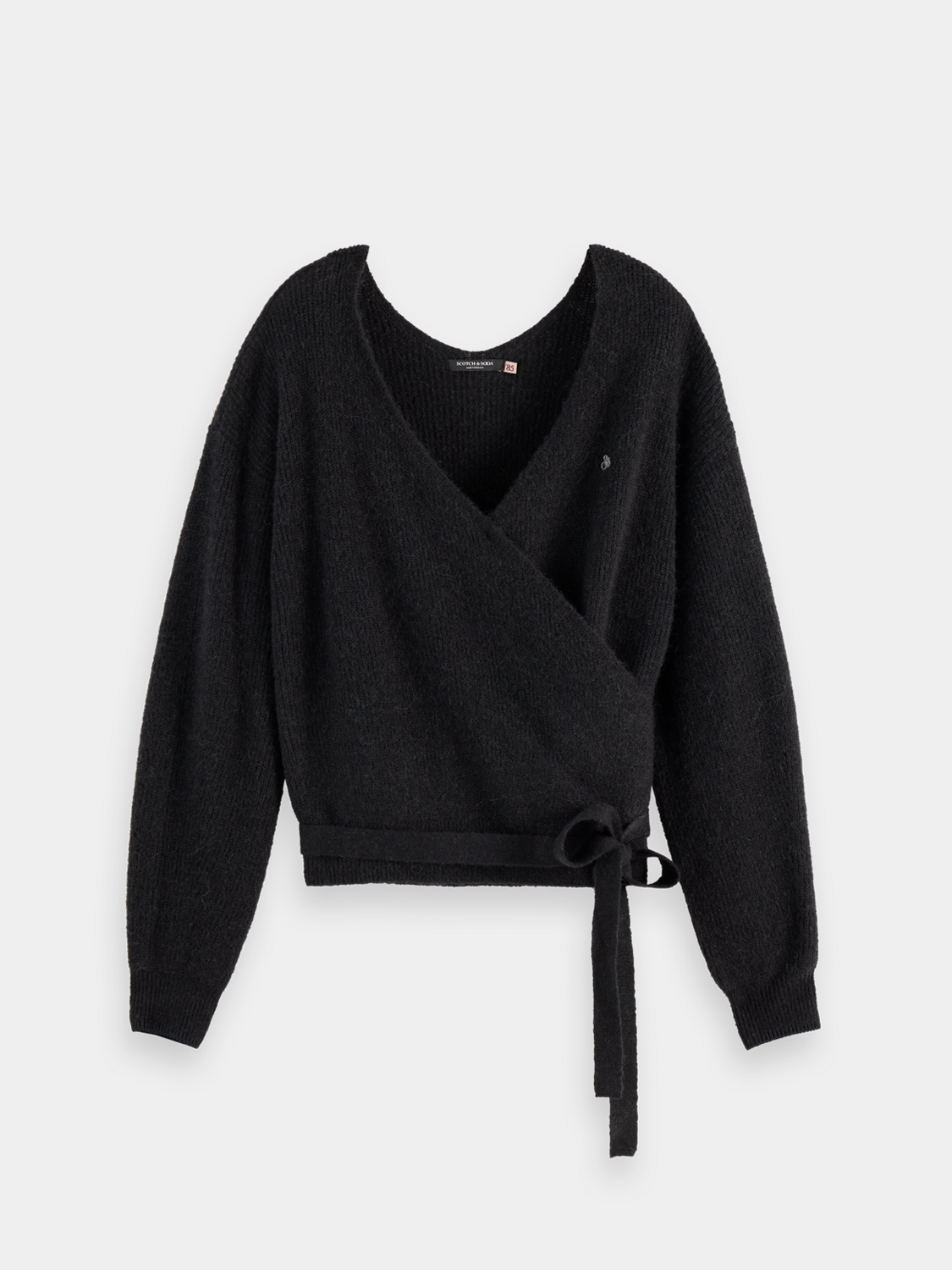 Fuzzy wrap cardigan - Scotch & Soda AU