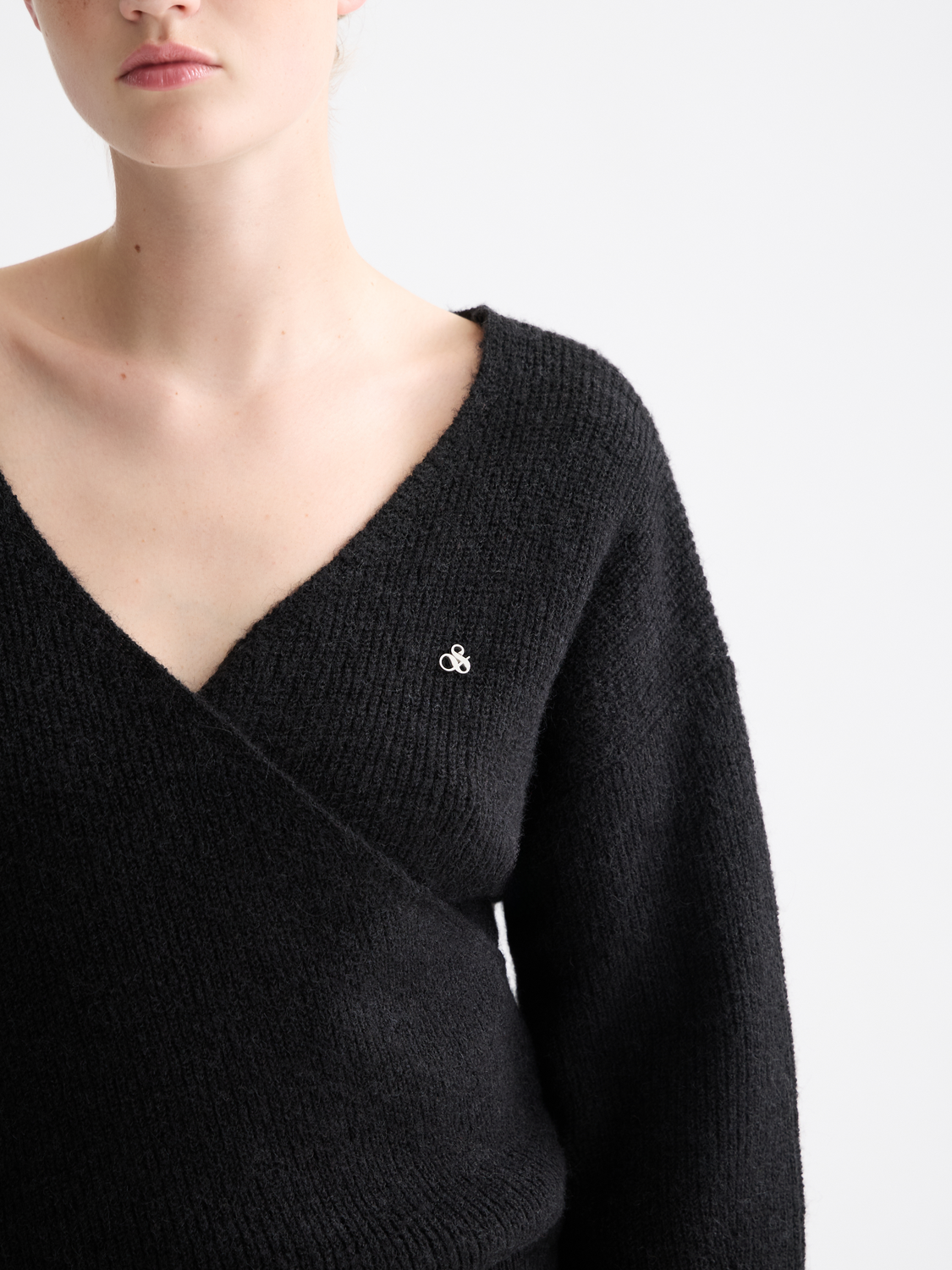 Fuzzy wrap cardigan - Scotch & Soda AU