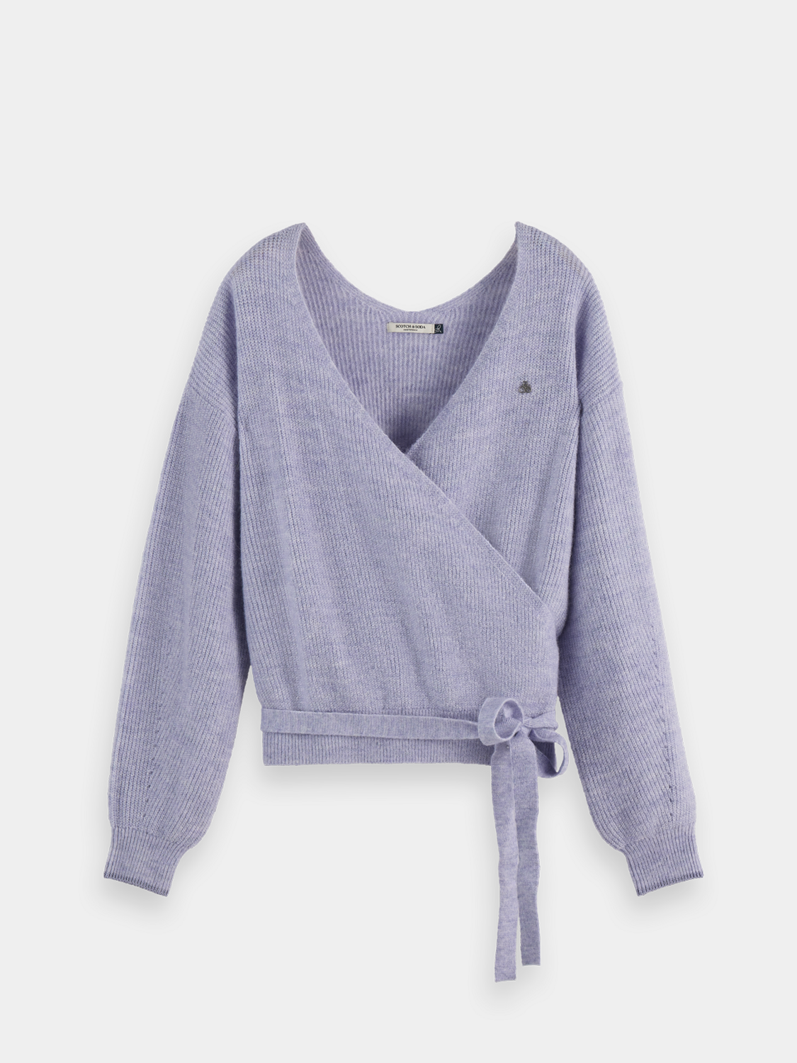 Fuzzy wrap cardigan - Scotch & Soda AU