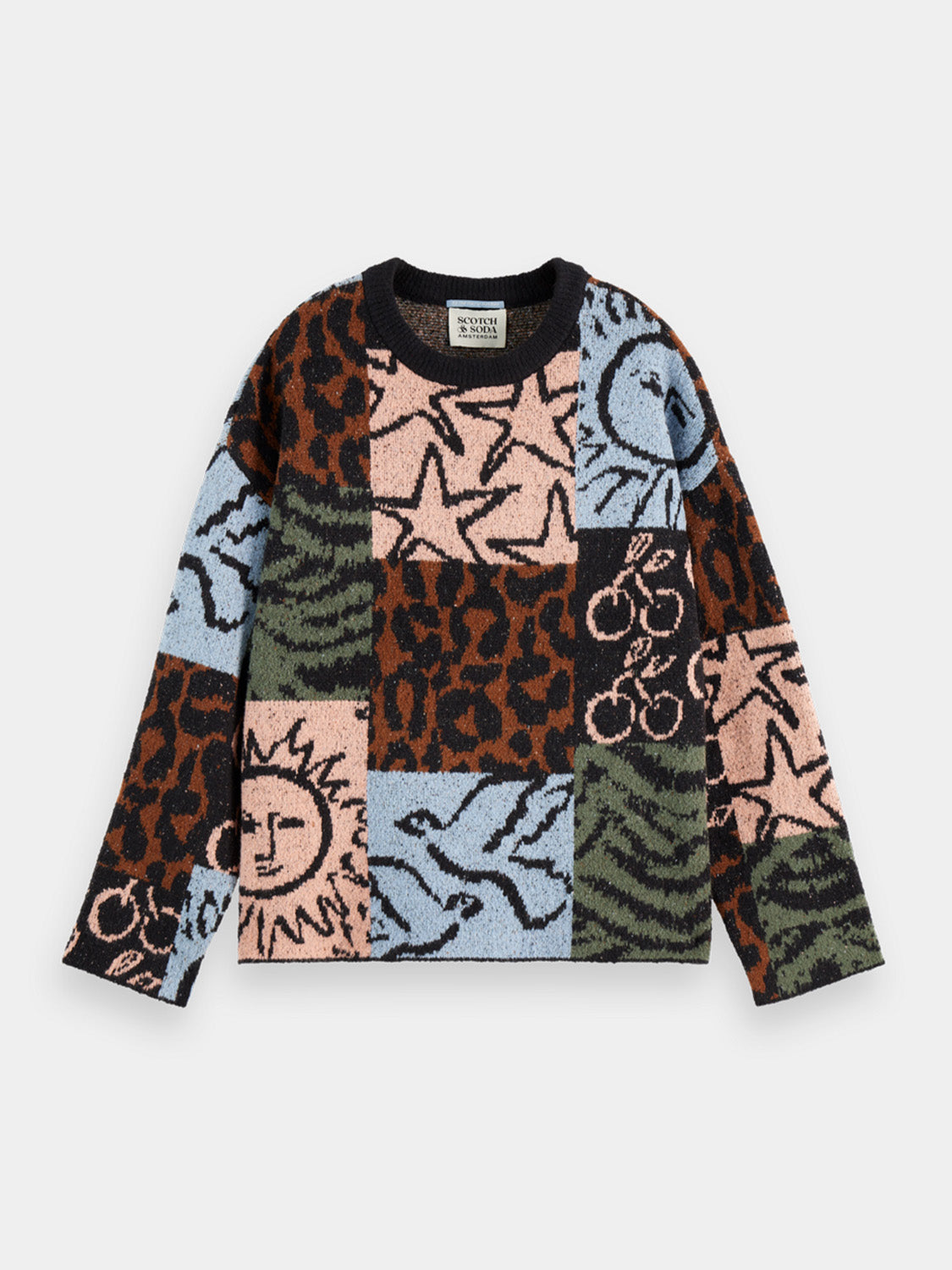 Jacquard oversized pullover - Scotch & Soda AU