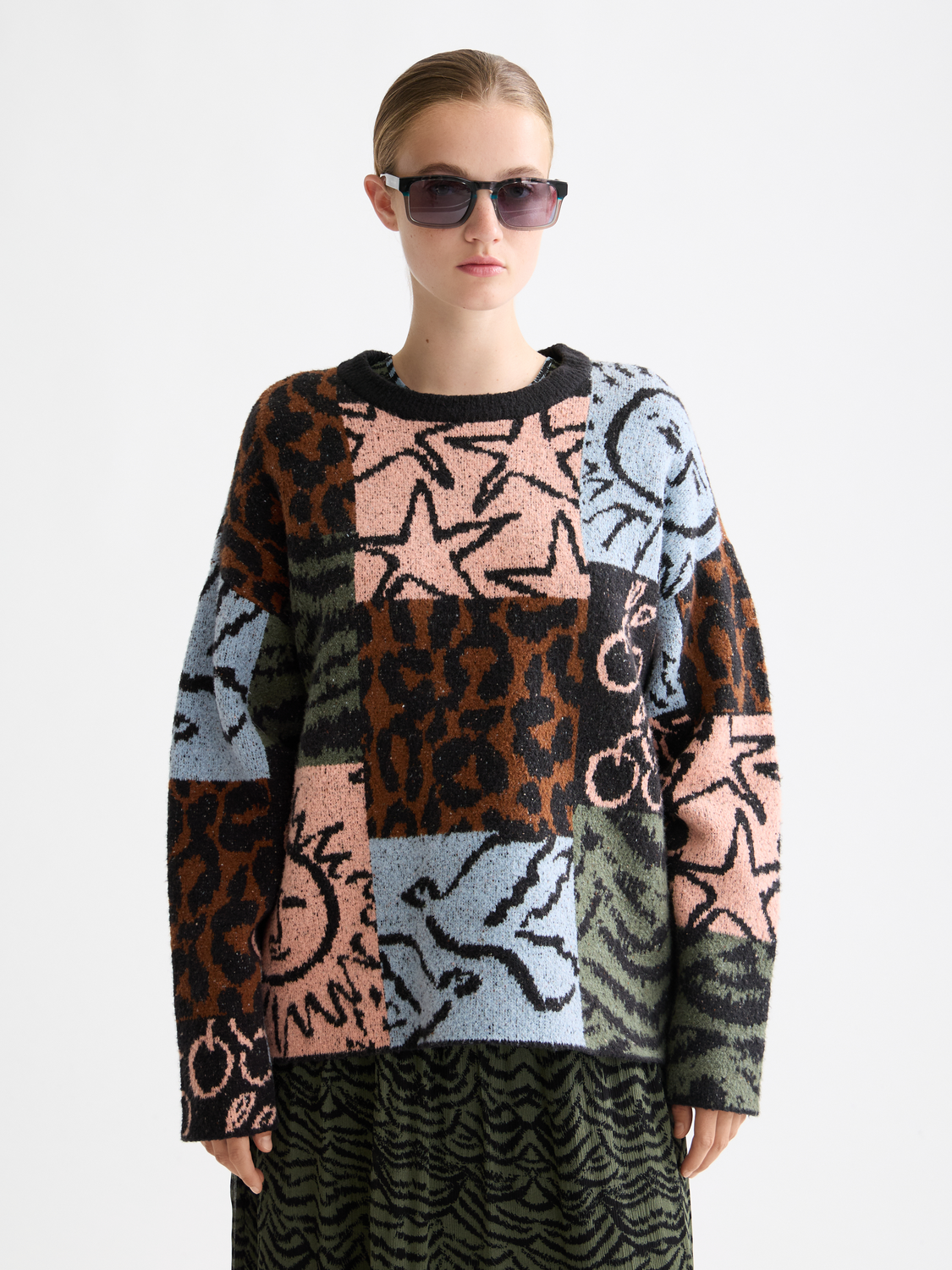 Jacquard oversized pullover - Scotch & Soda AU