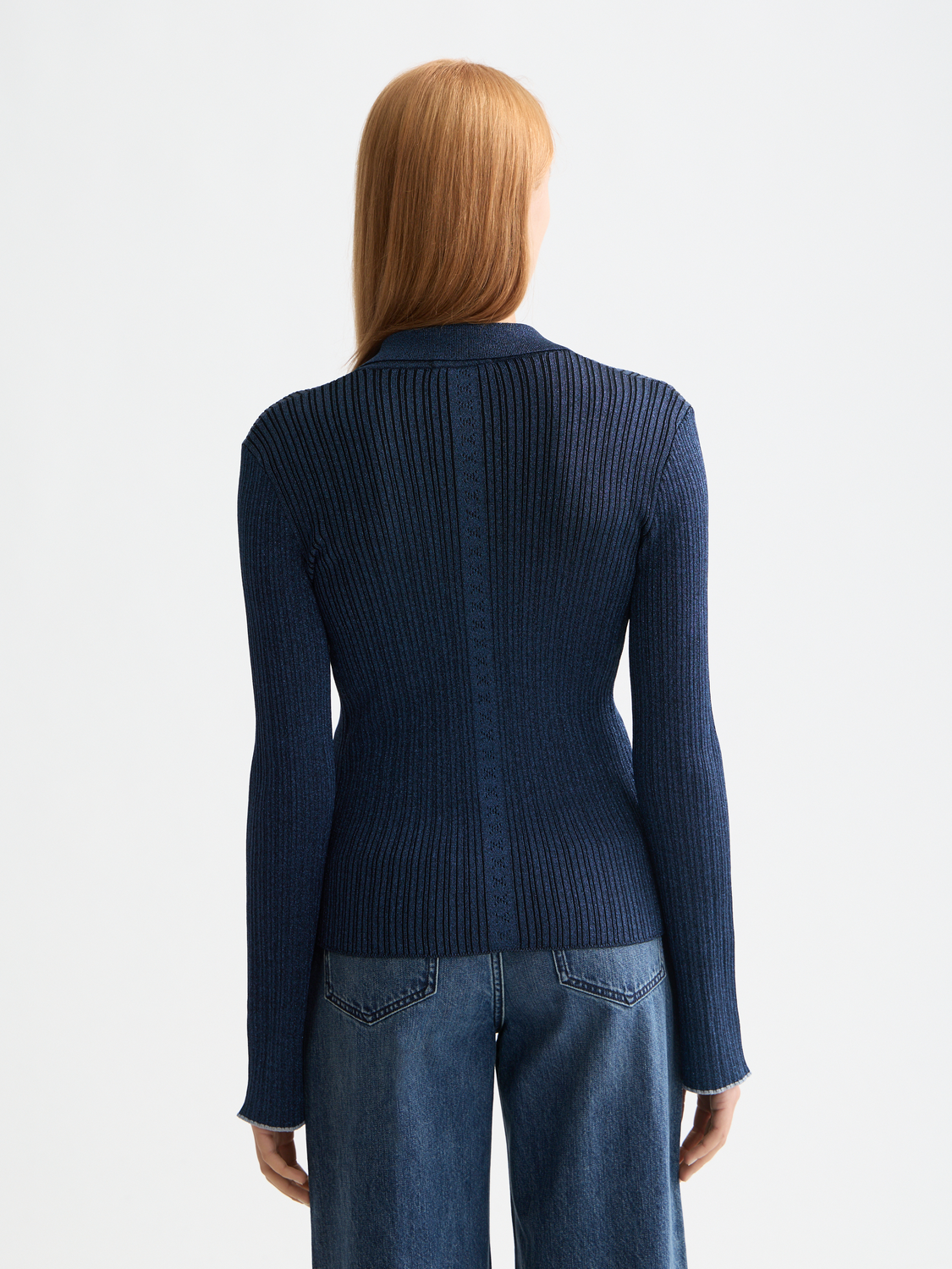 Metallic fitted button up top - Scotch & Soda AU
