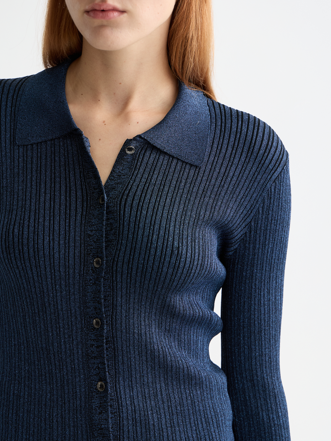 Metallic fitted button up top - Scotch & Soda AU