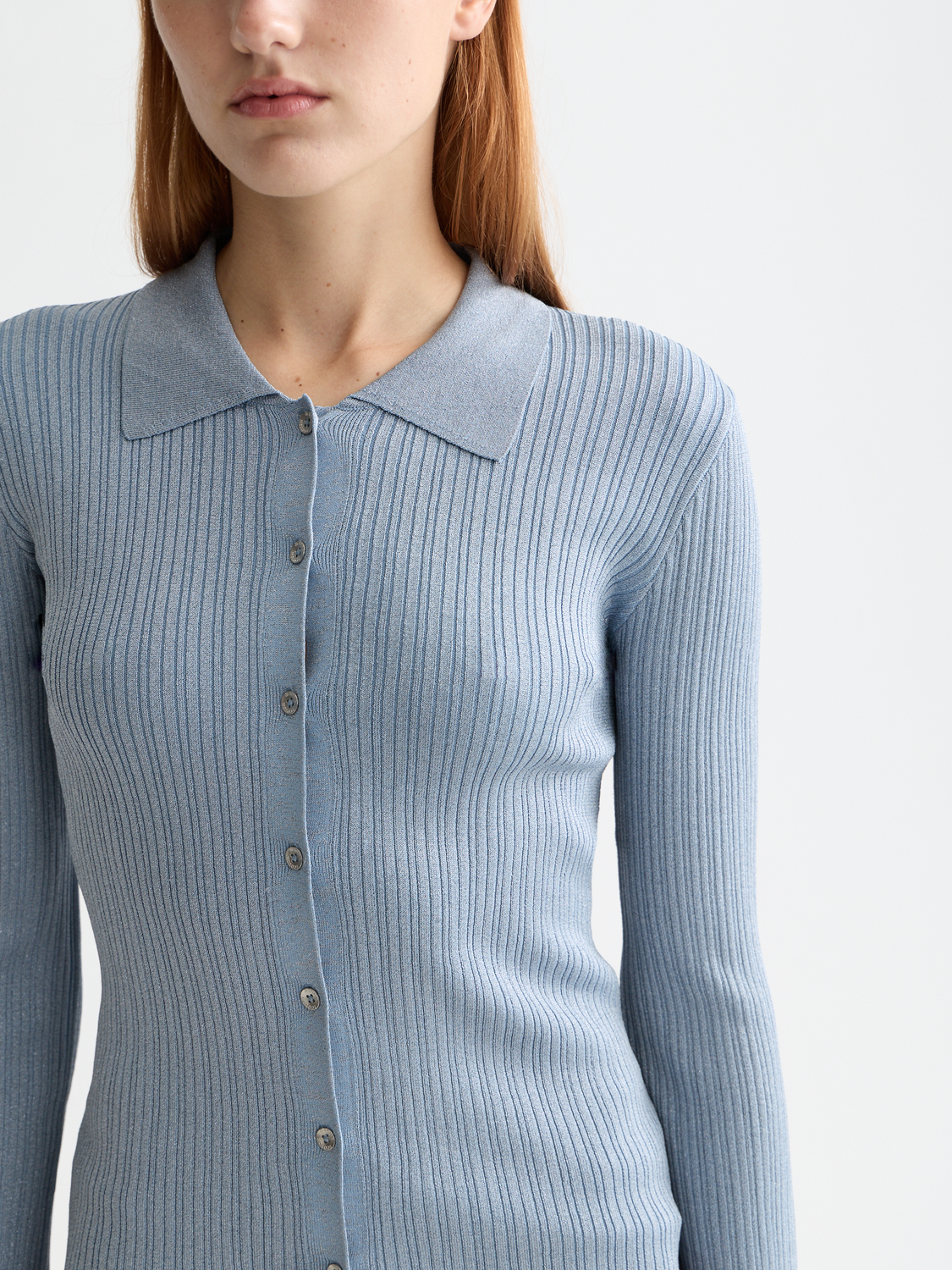 Metallic fitted button up top - Scotch & Soda AU