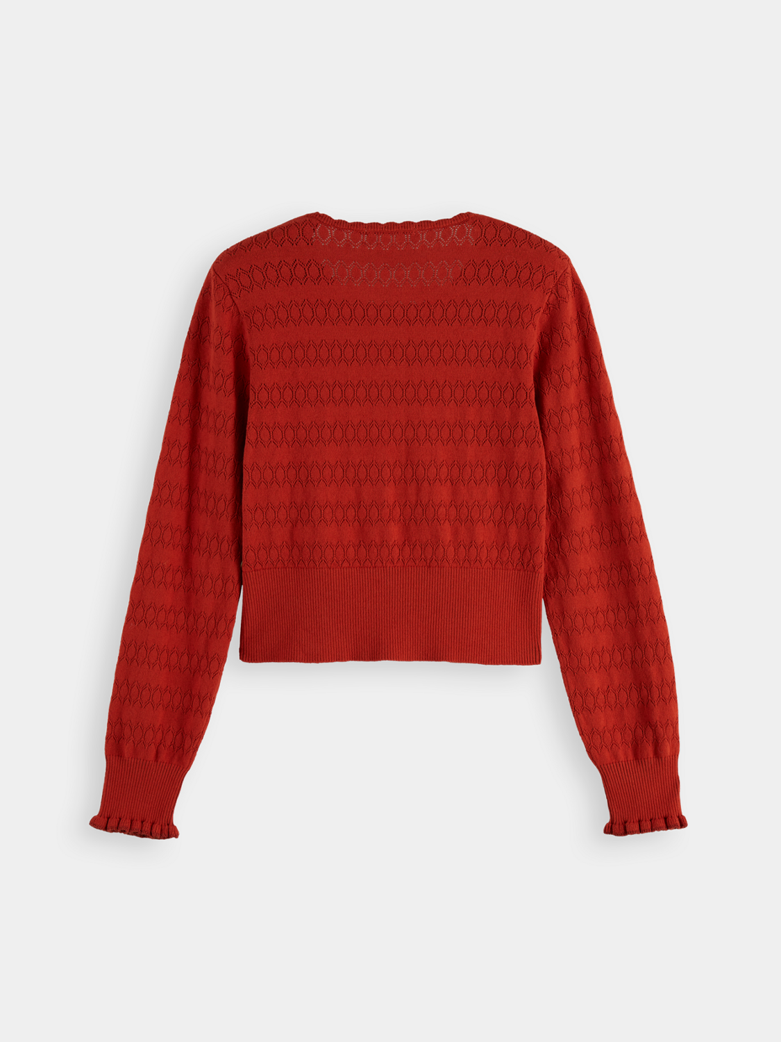 Pointelle knitted cardigan - Scotch & Soda AU
