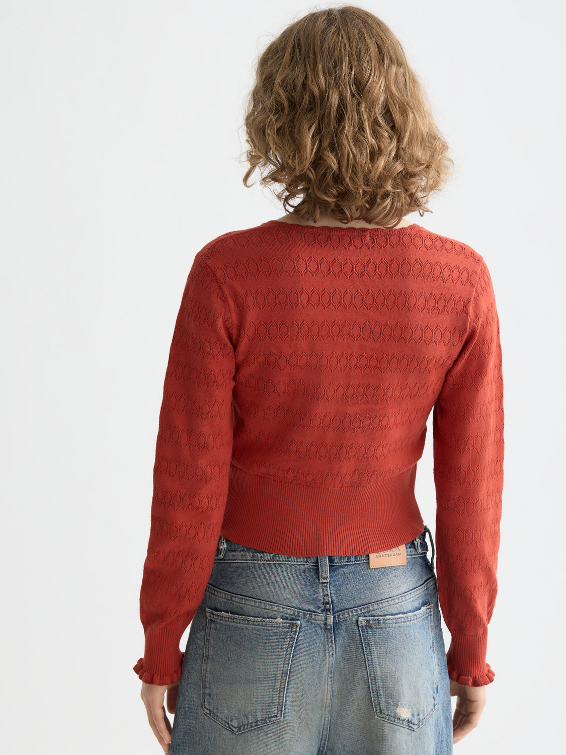 Pointelle knitted cardigan - Scotch & Soda AU