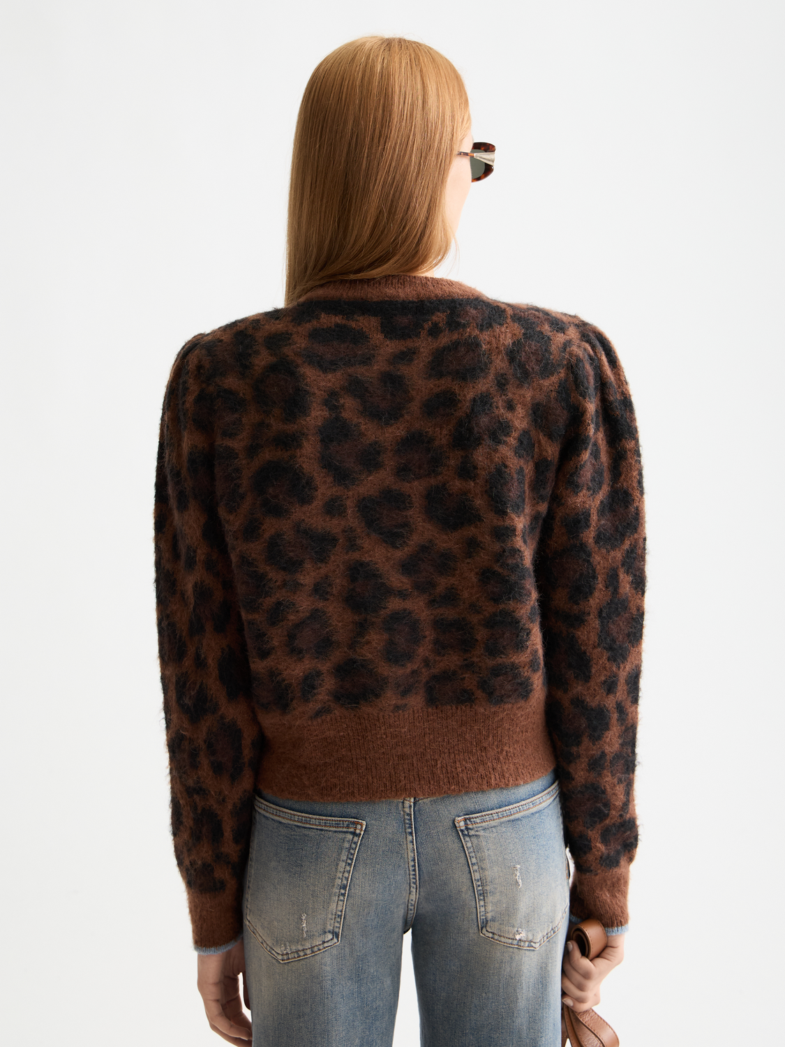 Fuzzy jacquard cardigan - Scotch & Soda AU