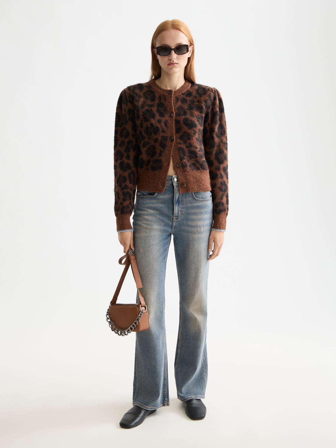 Fuzzy jacquard cardigan - Scotch & Soda AU