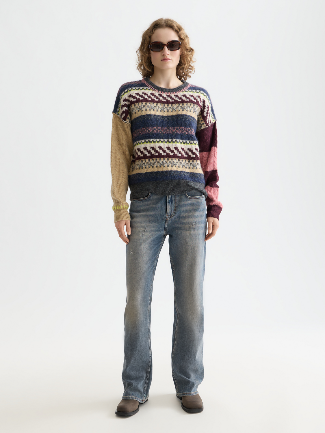 Blocked Fair Isle pullover - Scotch & Soda AU