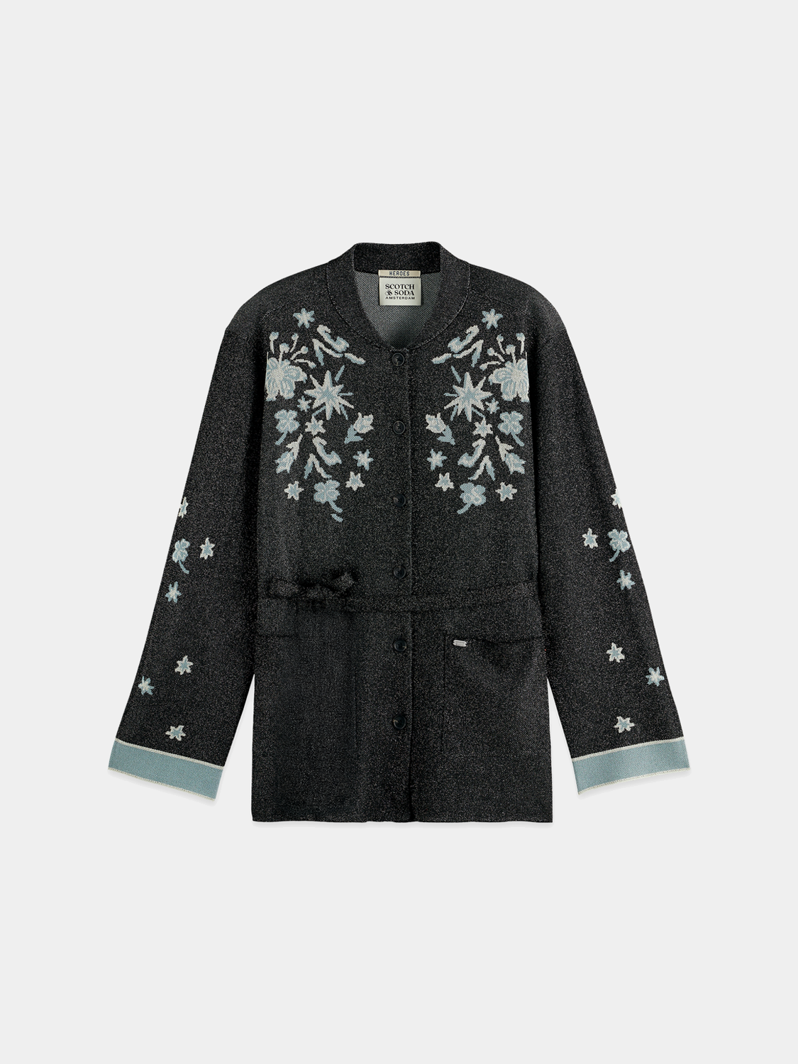 Jacquard knitted jacket - Scotch & Soda AU