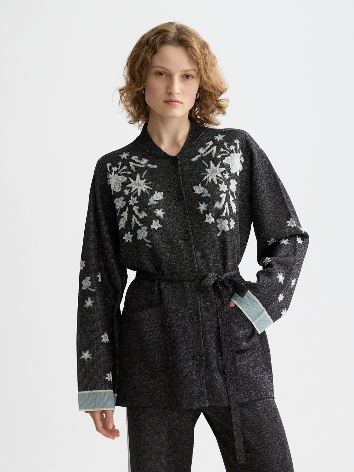 Jacquard knitted jacket - Scotch & Soda AU