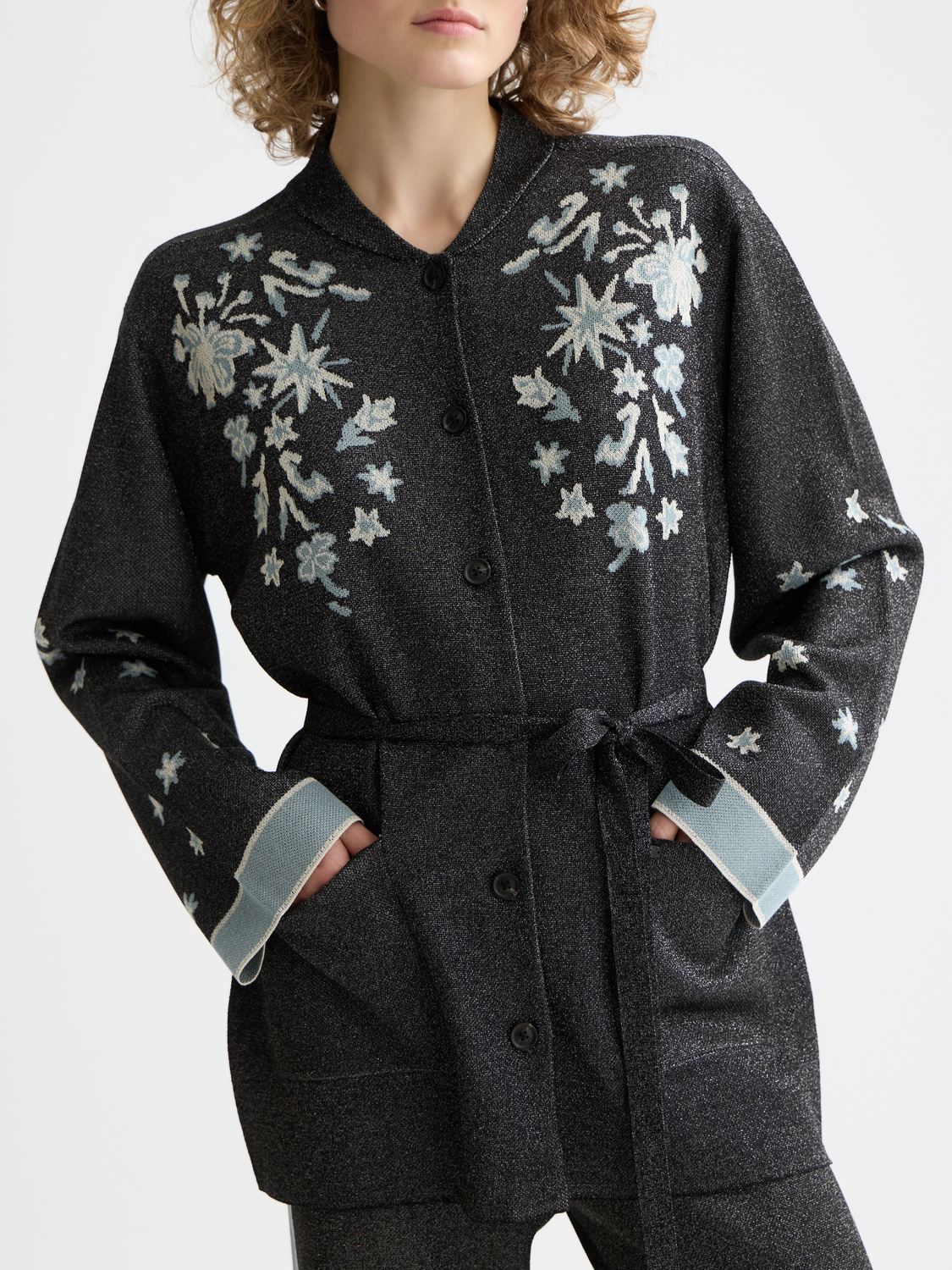 Jacquard knitted jacket - Scotch & Soda AU