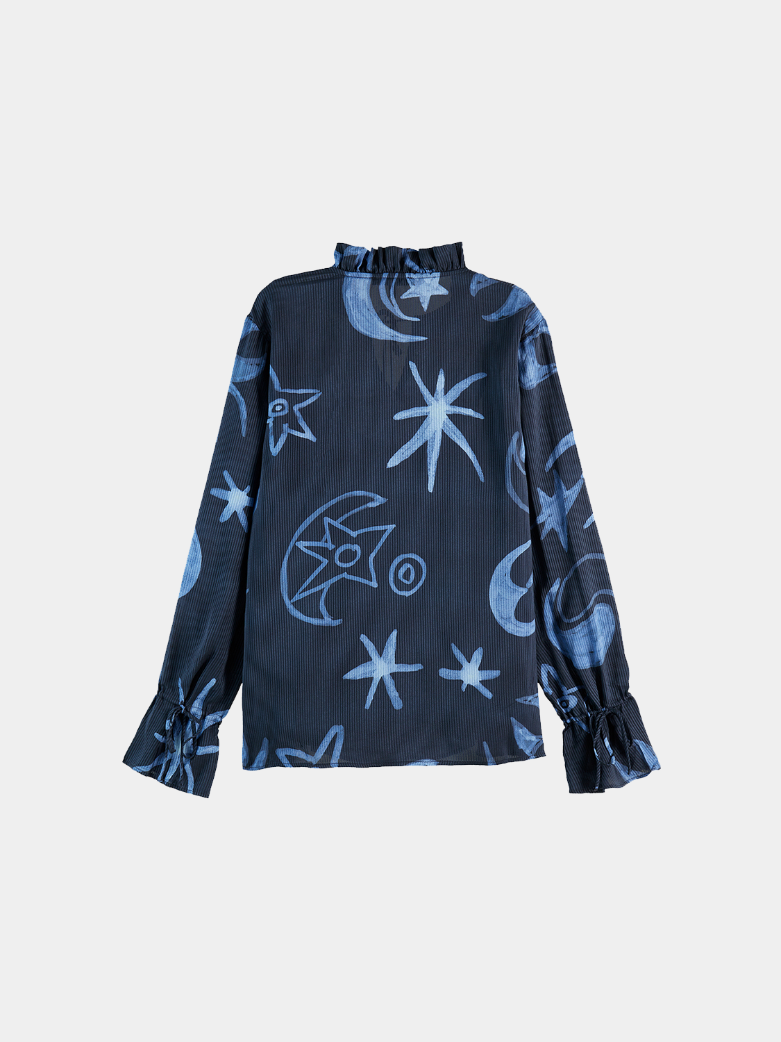 Blouse with drawstring cuffs - Scotch & Soda AU