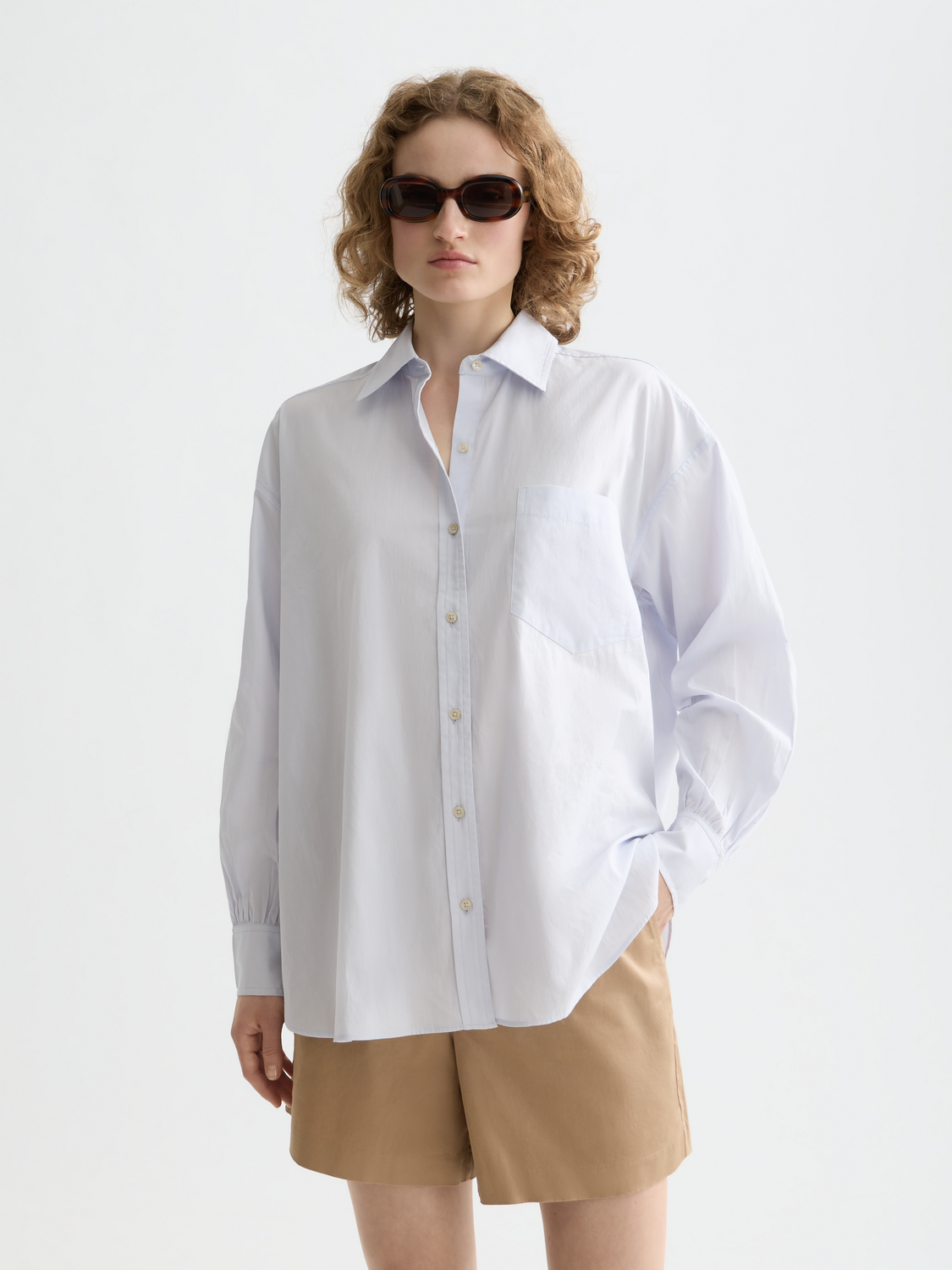 Girlfriend poplin shirt - Scotch & Soda AU