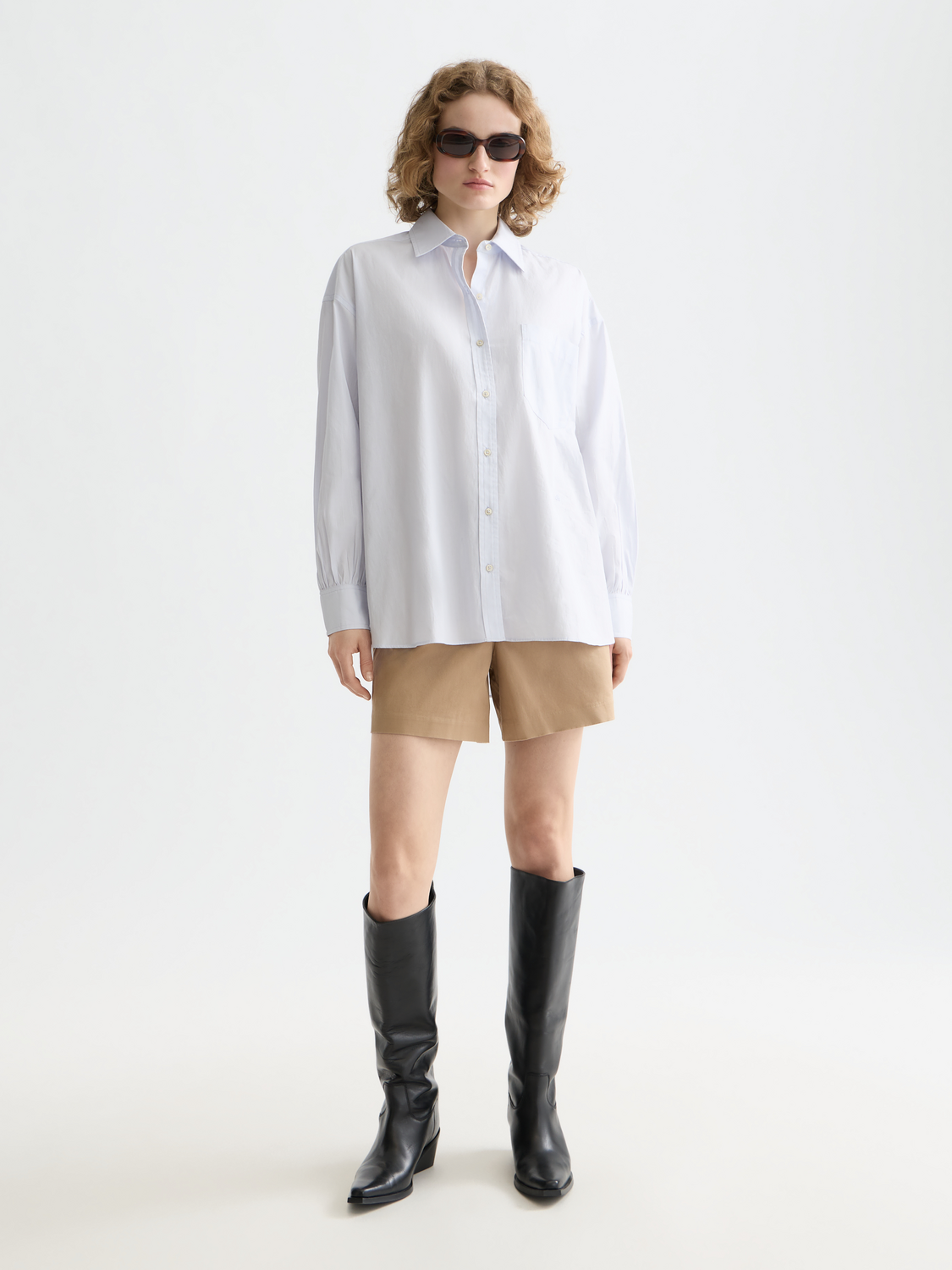 Girlfriend poplin shirt - Scotch & Soda AU