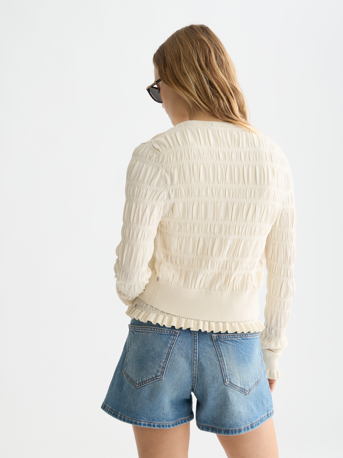 Smock stitch cardigan - Scotch & Soda AU