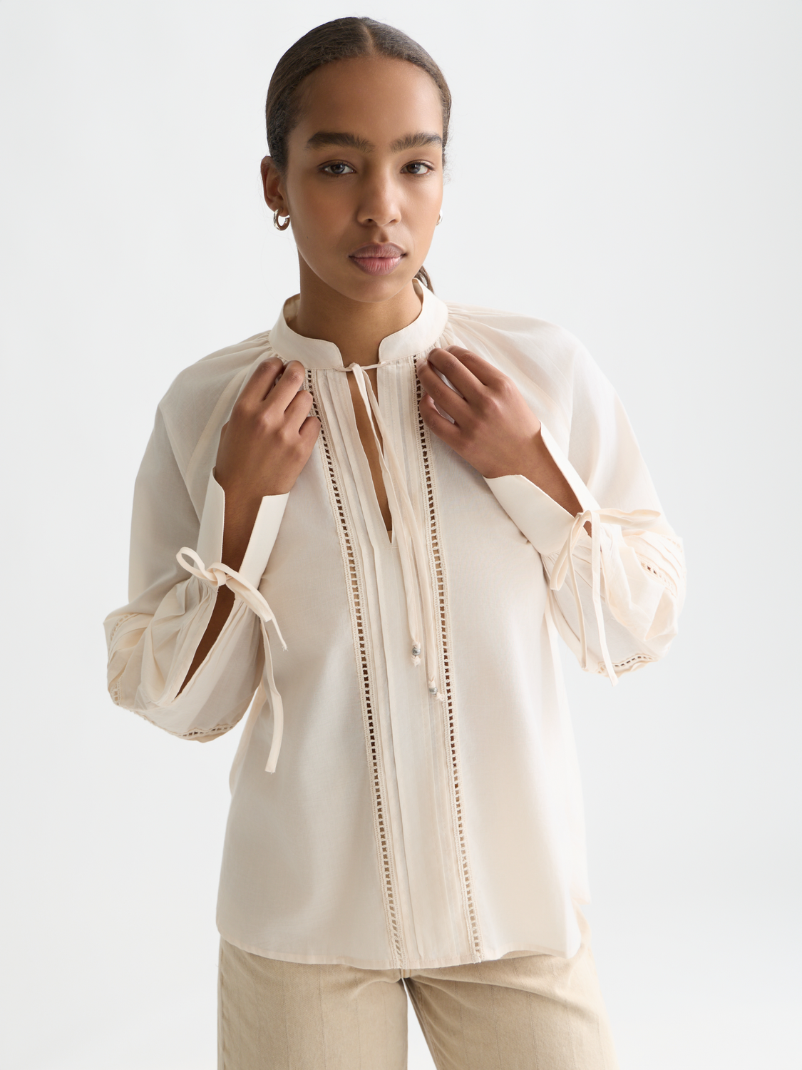 Pleated blouse - Scotch & Soda AU