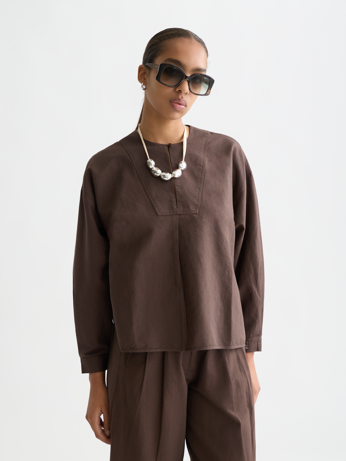 Cotton-linen shirt - Scotch & Soda AU
