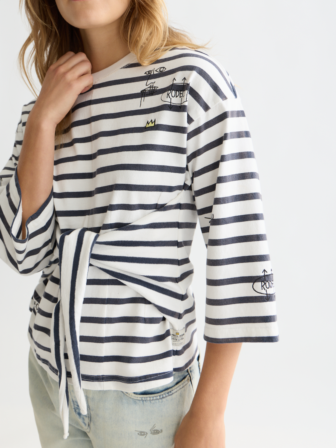 Basquiat breton T-shirt - Scotch & Soda AU