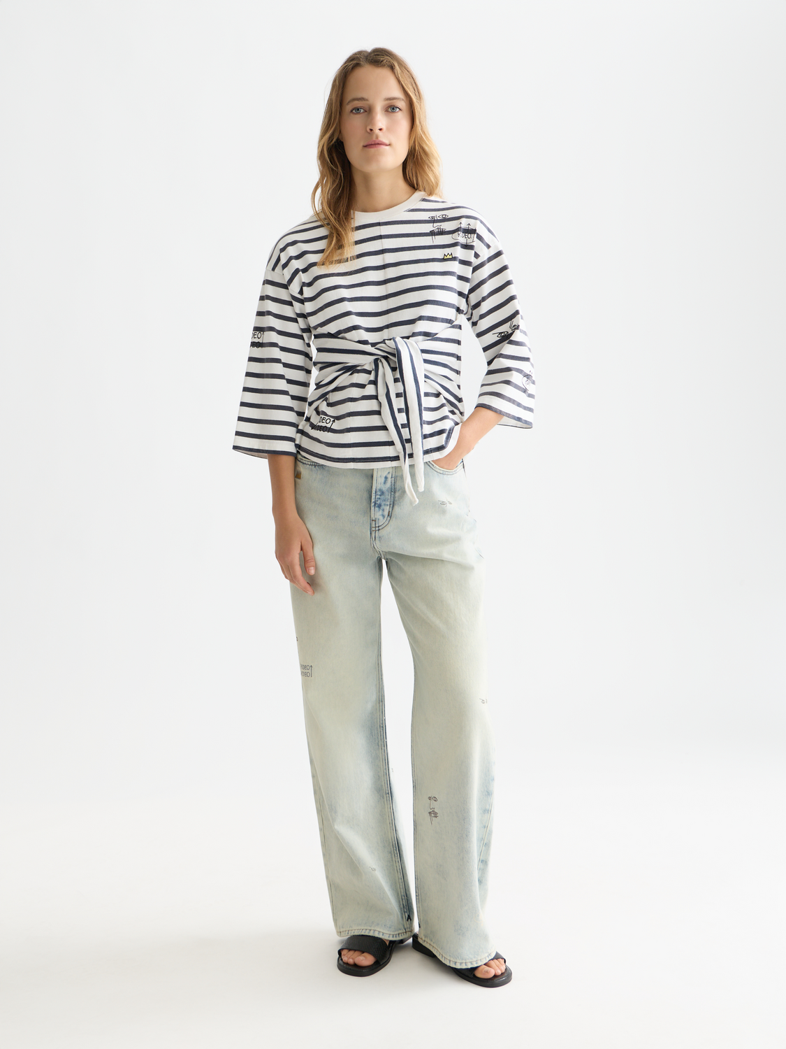 Basquiat breton T-shirt - Scotch & Soda AU