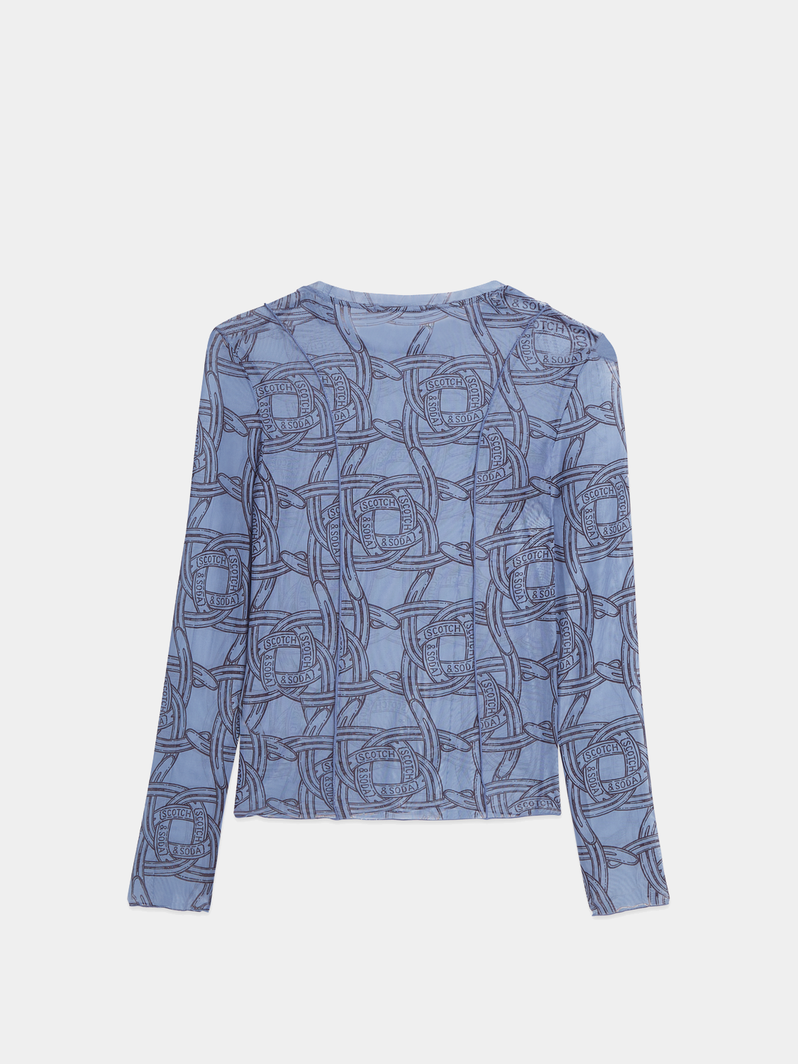 Mesh long sleeved t-shirt - Scotch & Soda AU