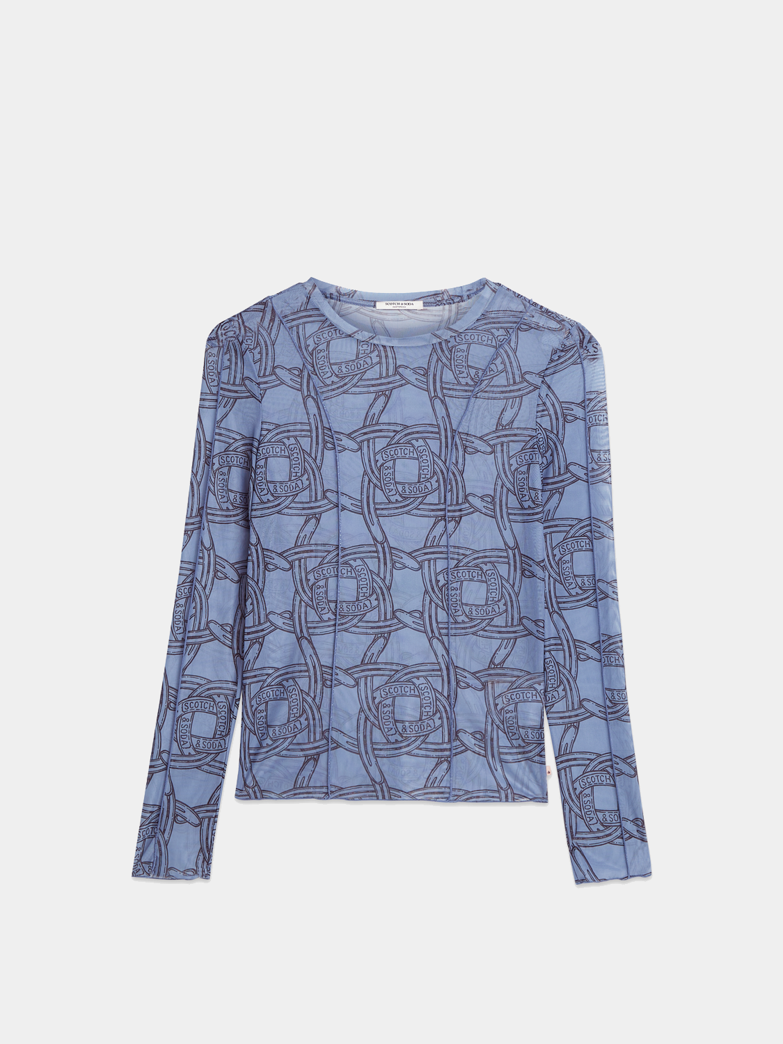 Mesh long sleeved t-shirt - Scotch & Soda AU