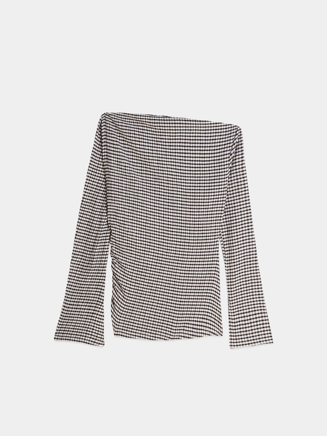 Gingham long sleeved t-shirt - Scotch & Soda AU