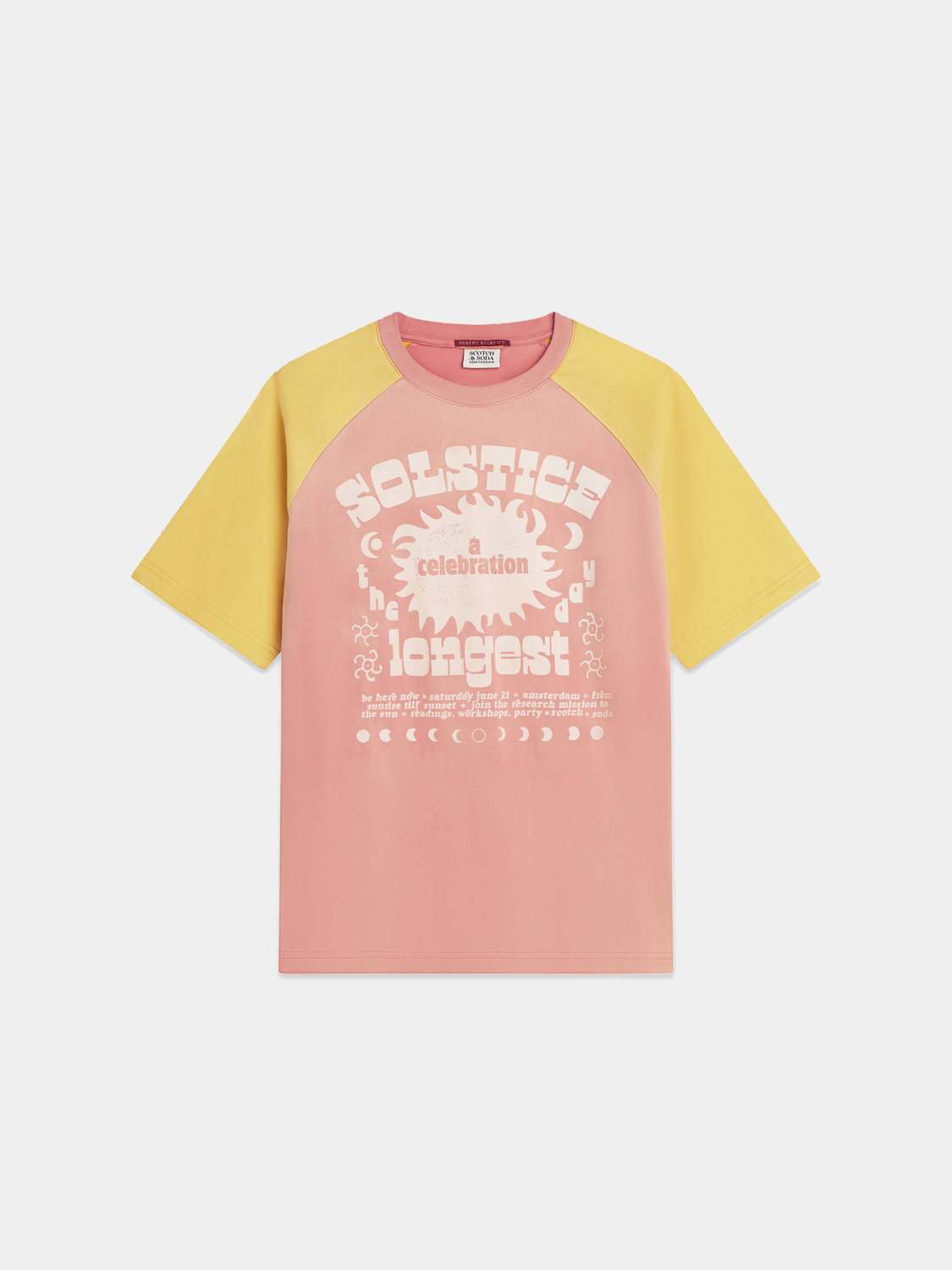 Raglan artwork t-shirt - Scotch & Soda AU