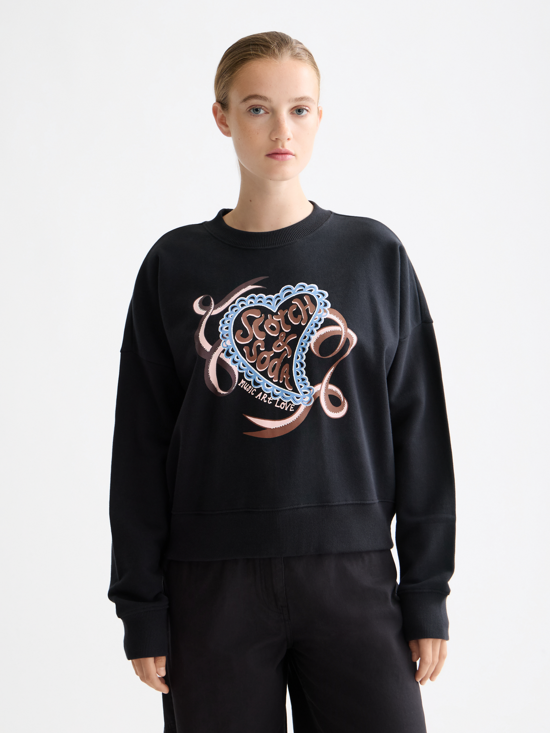 Chest artwork sweatshirt - Scotch & Soda AU