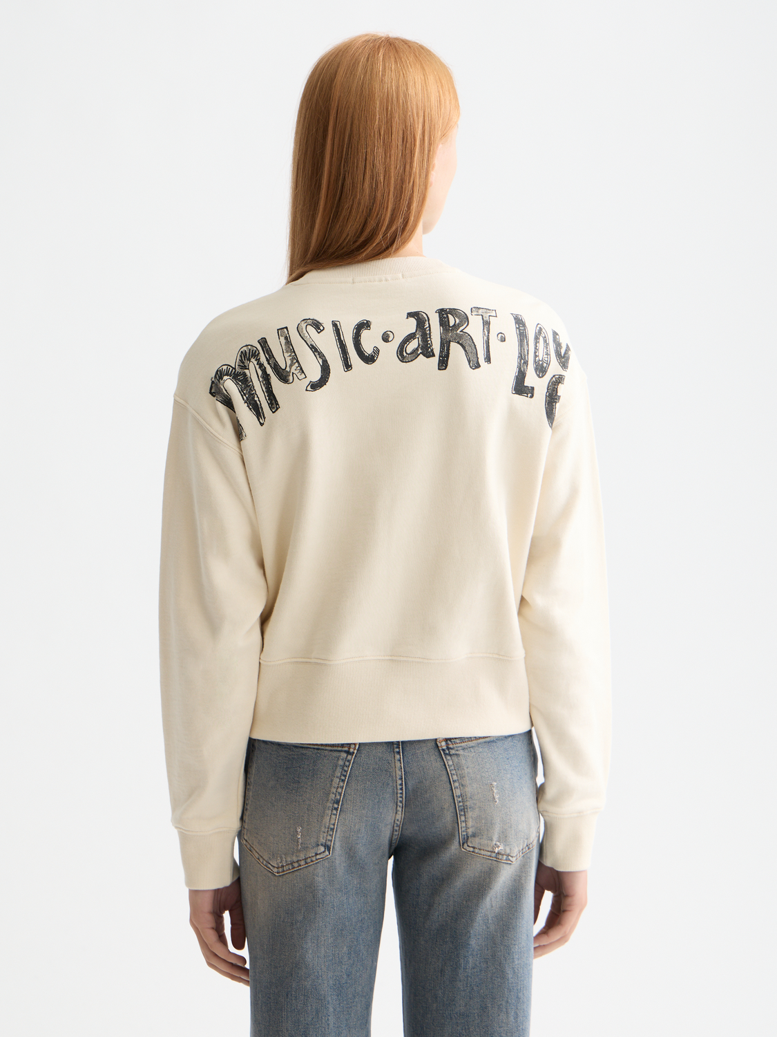 Washed artwork sweatshirt - Scotch & Soda AU