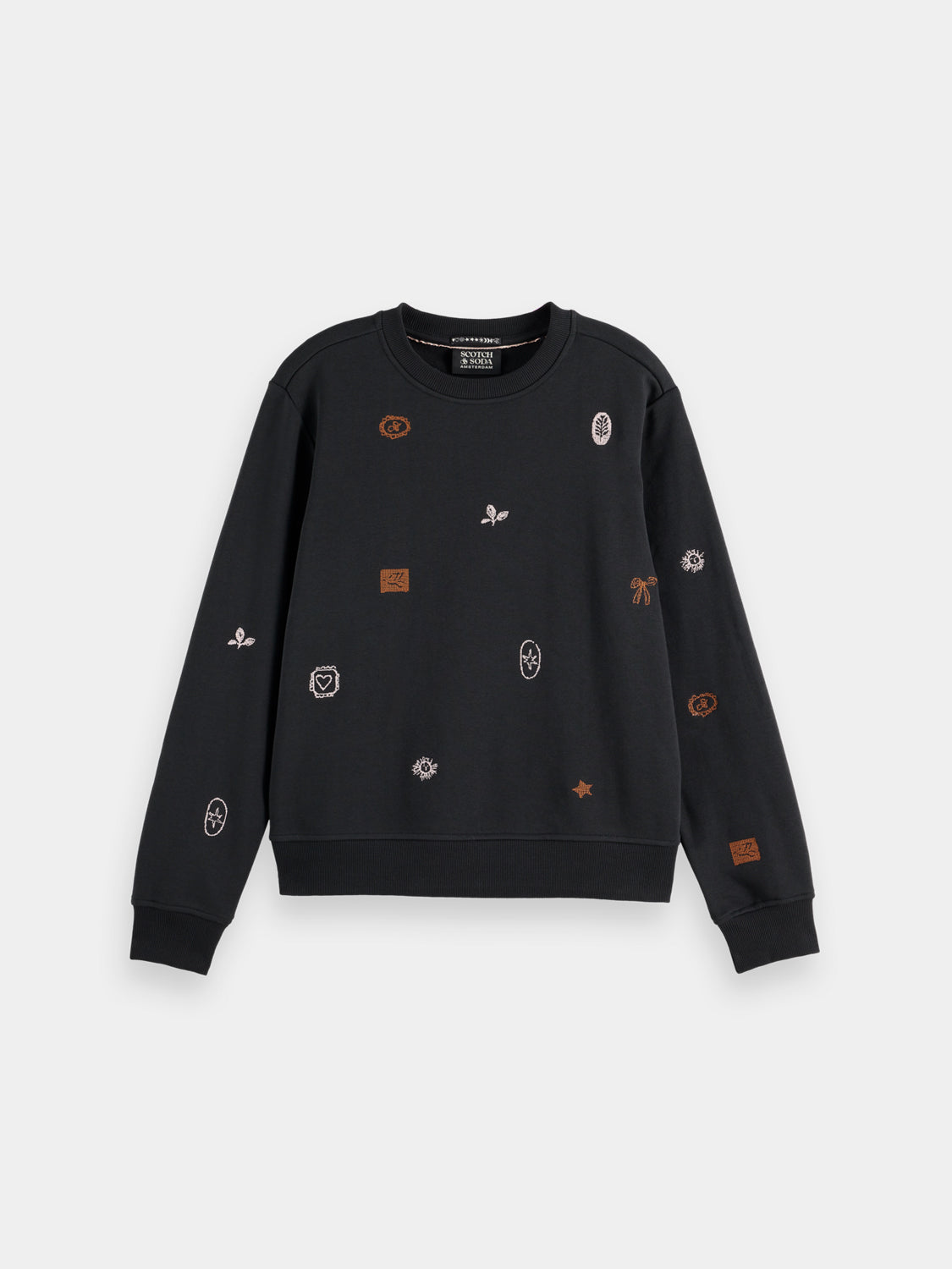 Embroidery sweatshirt - Scotch & Soda AU
