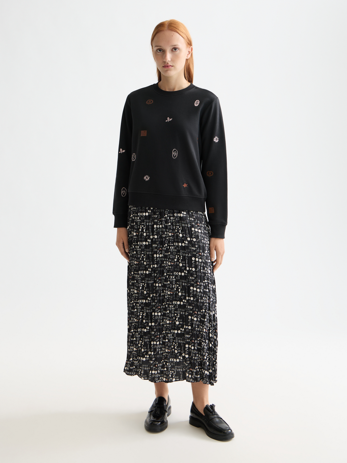 Embroidery sweatshirt - Scotch & Soda AU