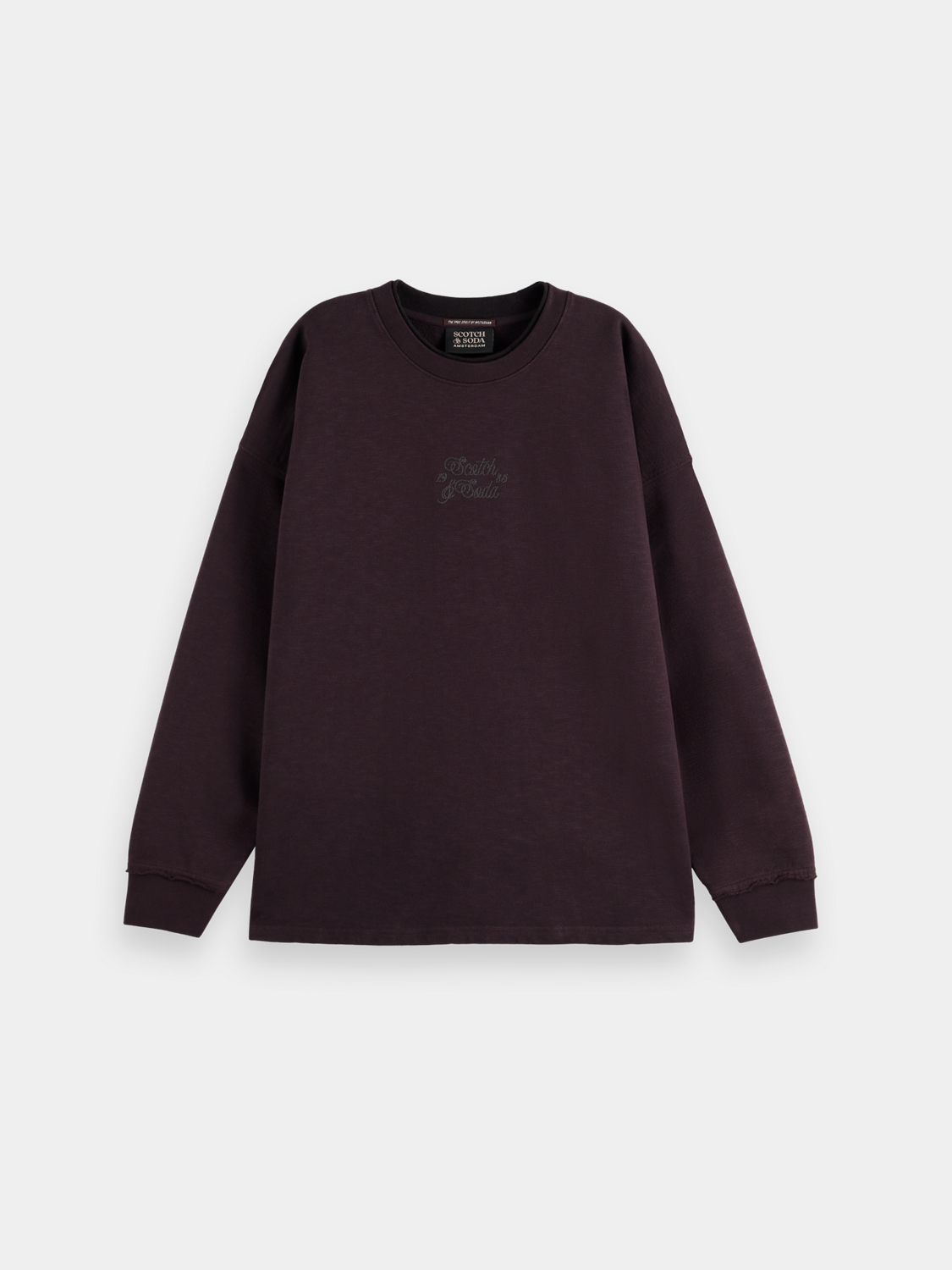 Logo oversized sweatshirt - Scotch & Soda AU