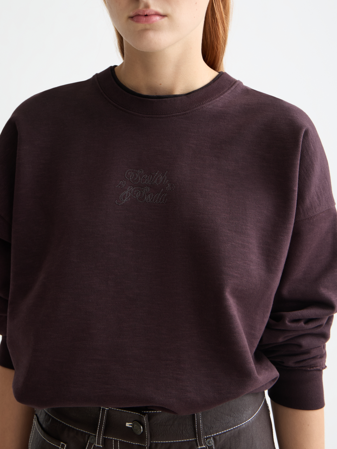 Logo oversized sweatshirt - Scotch & Soda AU