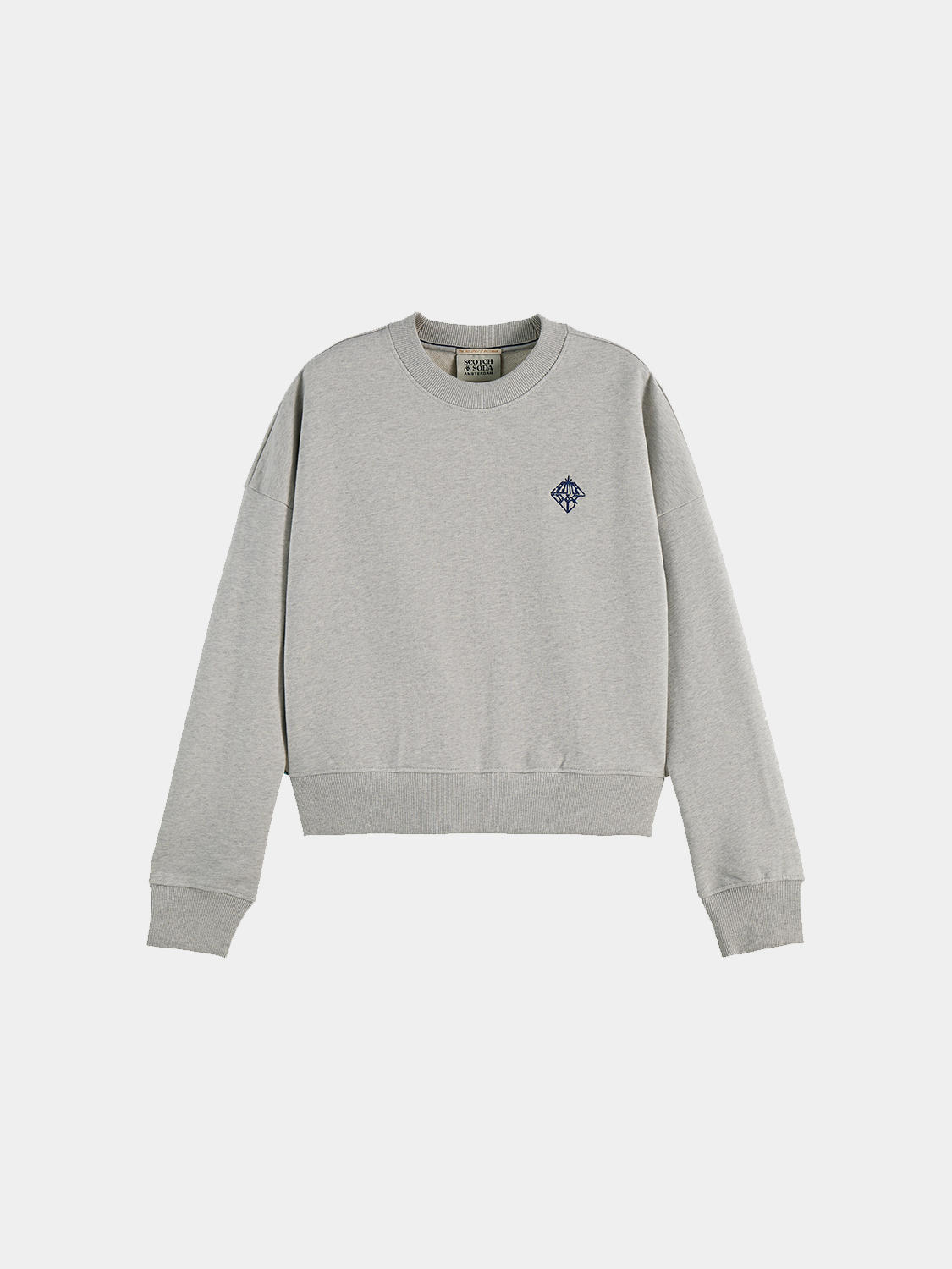 Embroidered logo sweatshirt