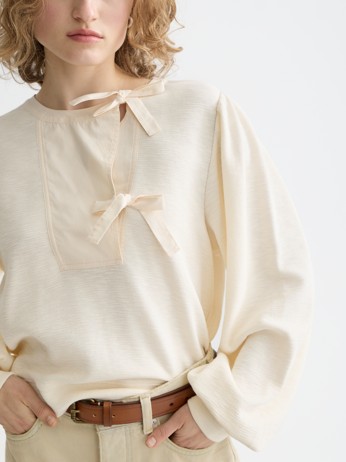 Sweatshirt placket ties - Scotch & Soda AU
