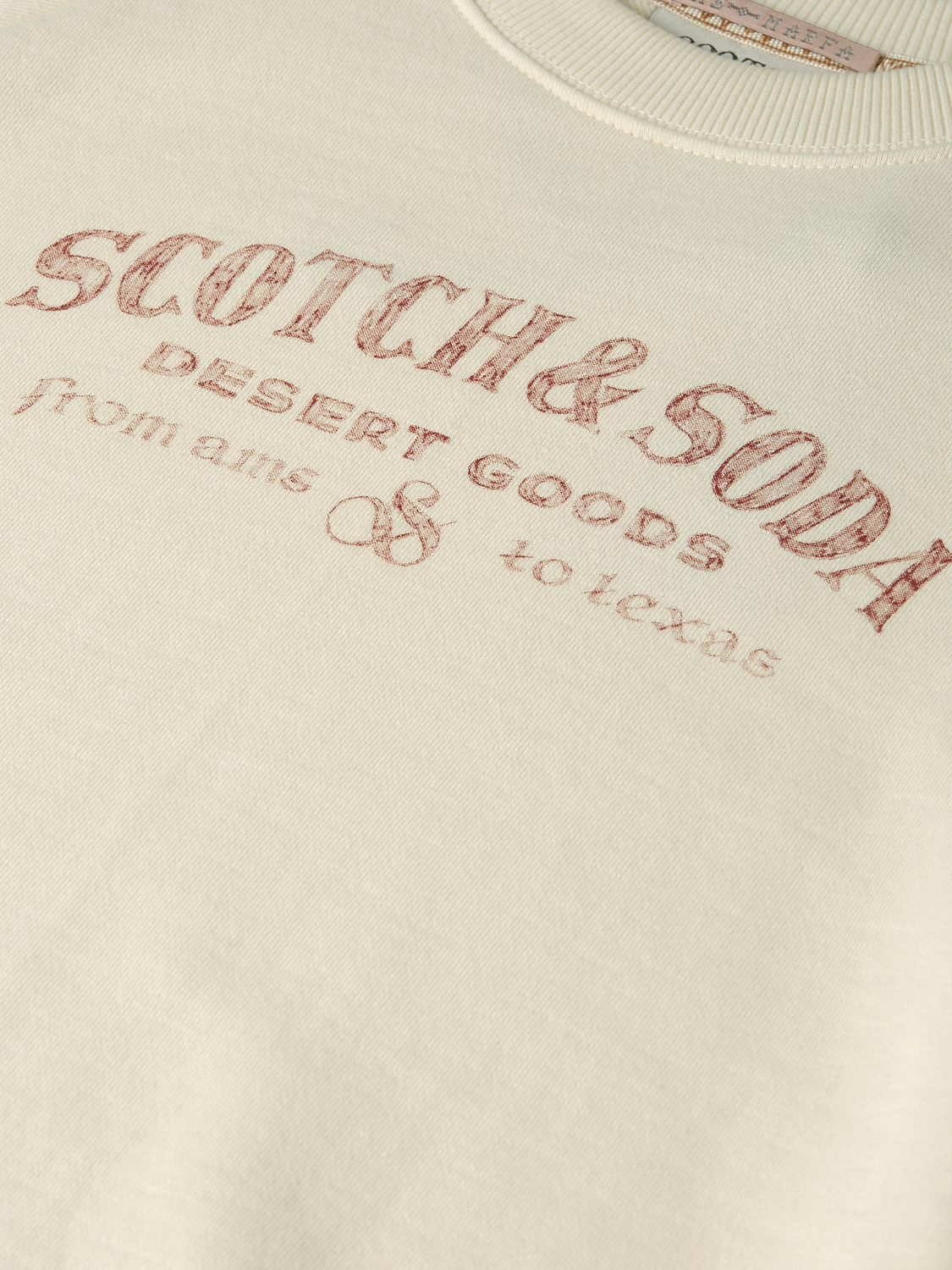 Short sleeved artwork sweatshirt - Scotch & Soda AU