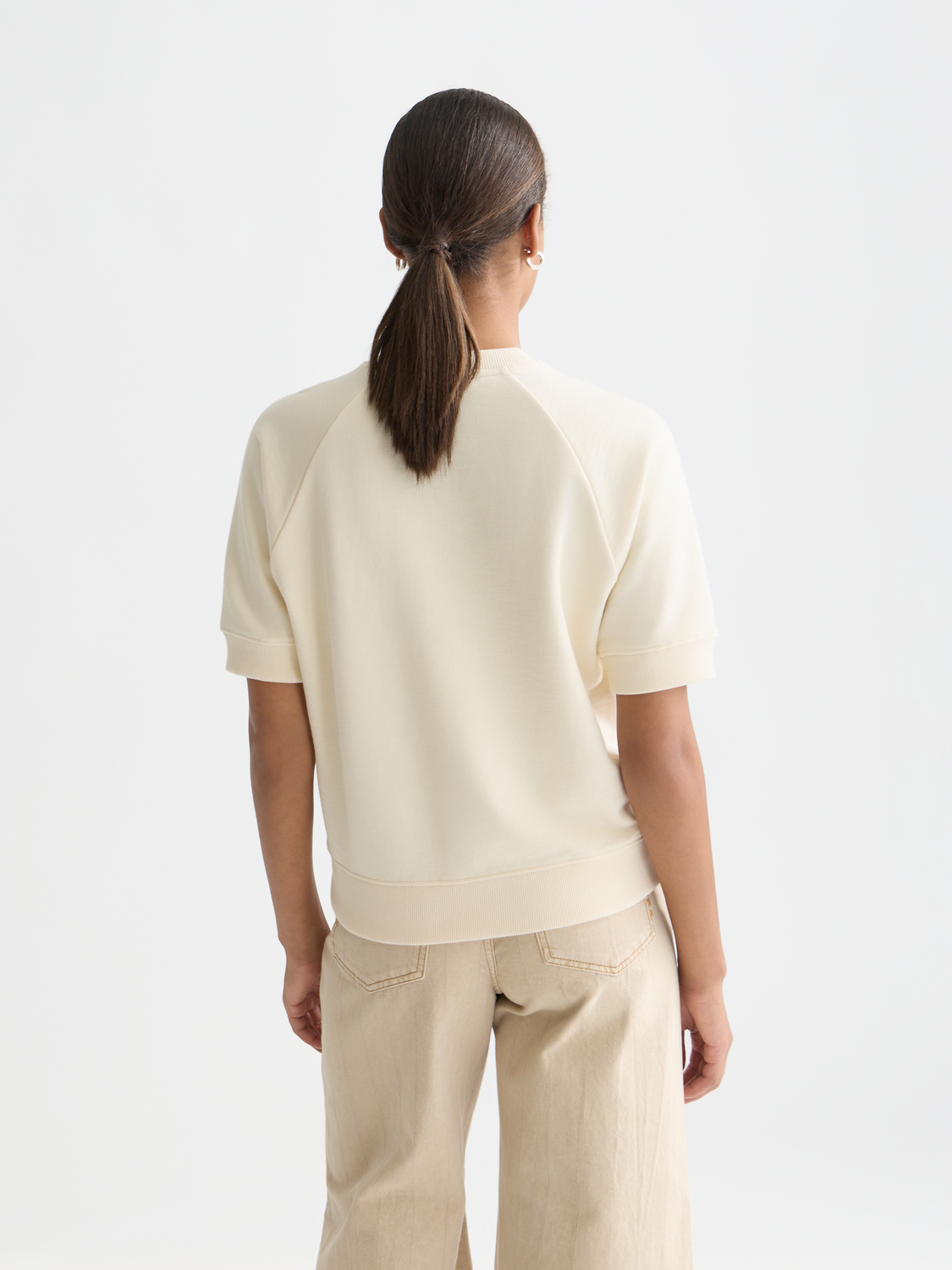 Short sleeved artwork sweatshirt - Scotch & Soda AU