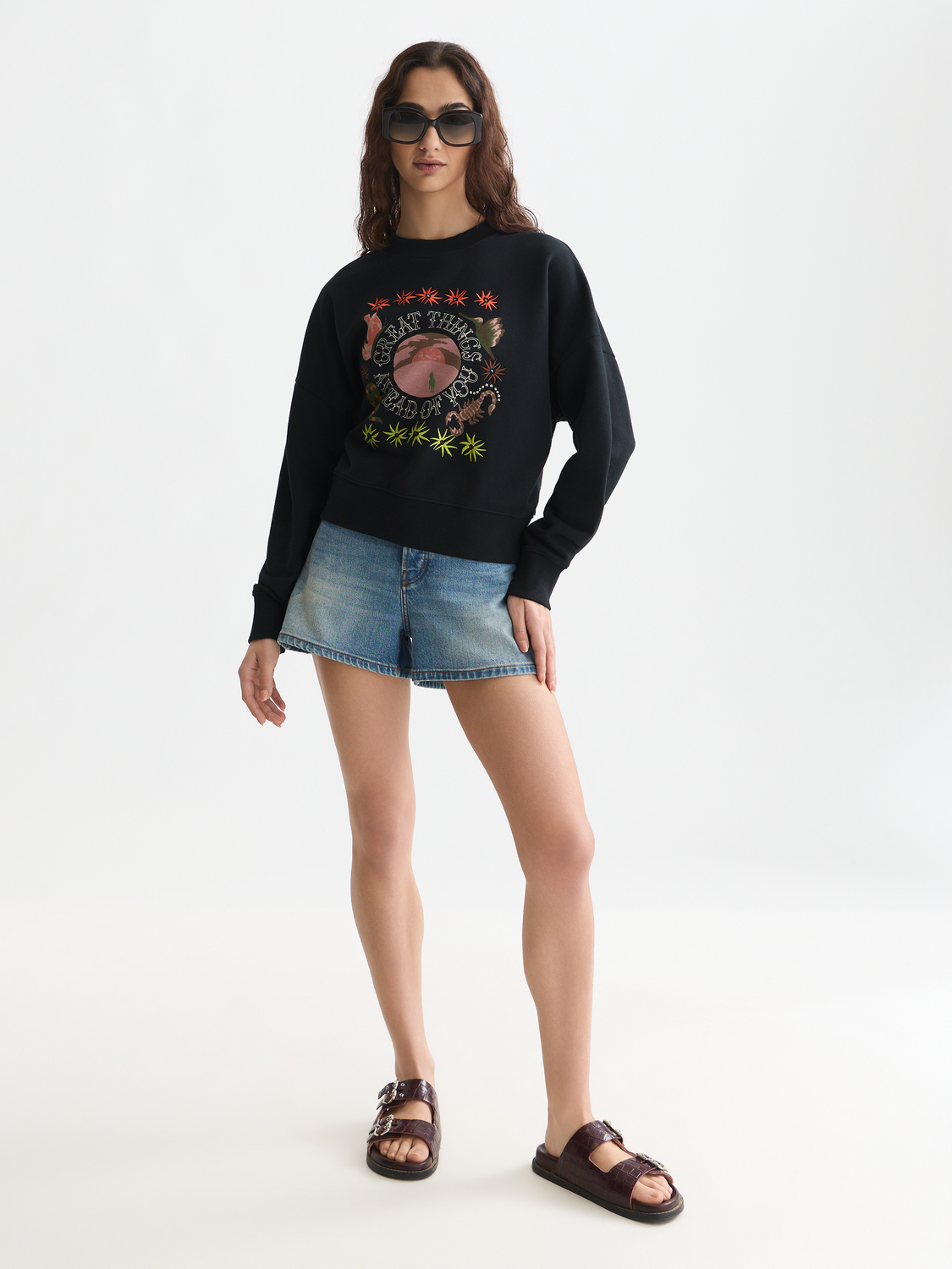 Artwork sweatshirt - Scotch & Soda AU