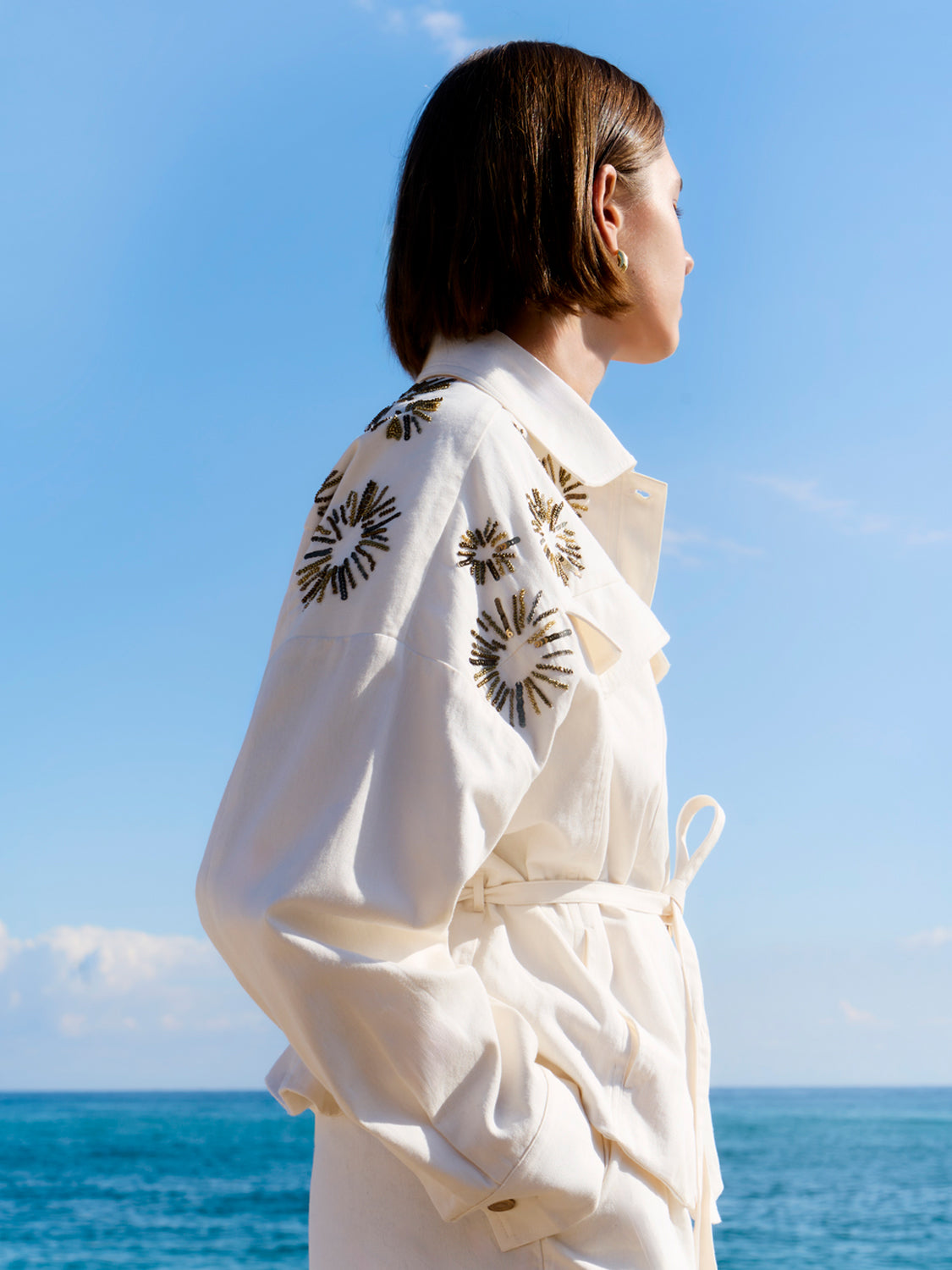 Embroidered trucker jacket - Scotch & Soda AU