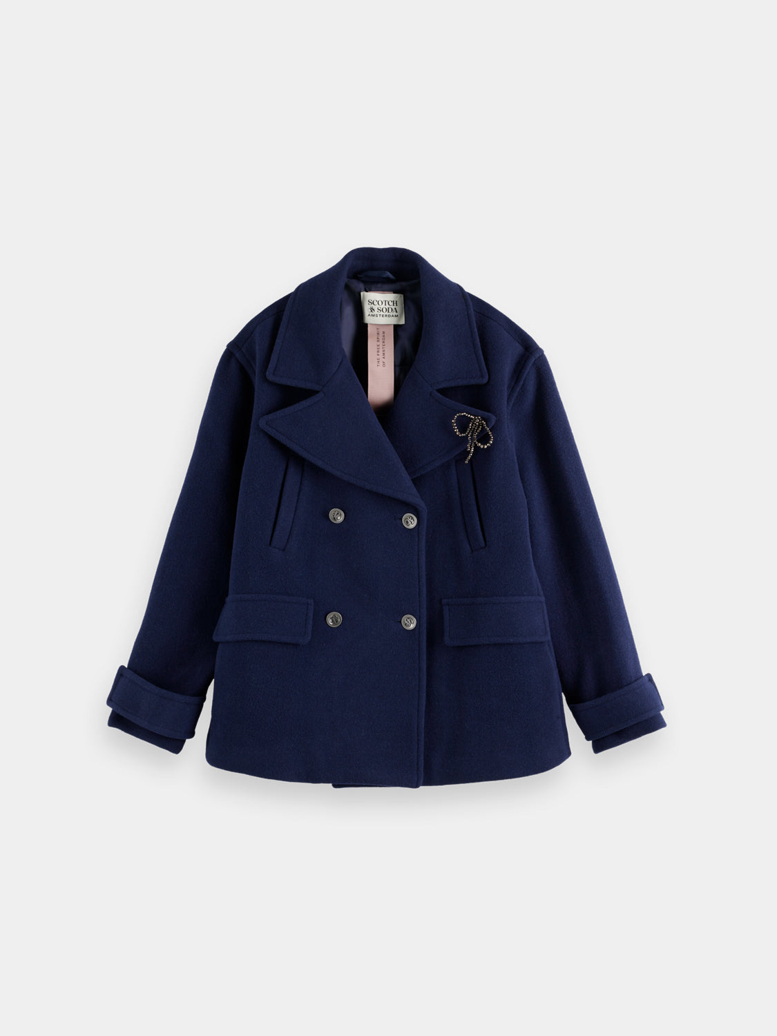 Mid length peacoat - Scotch & Soda AU