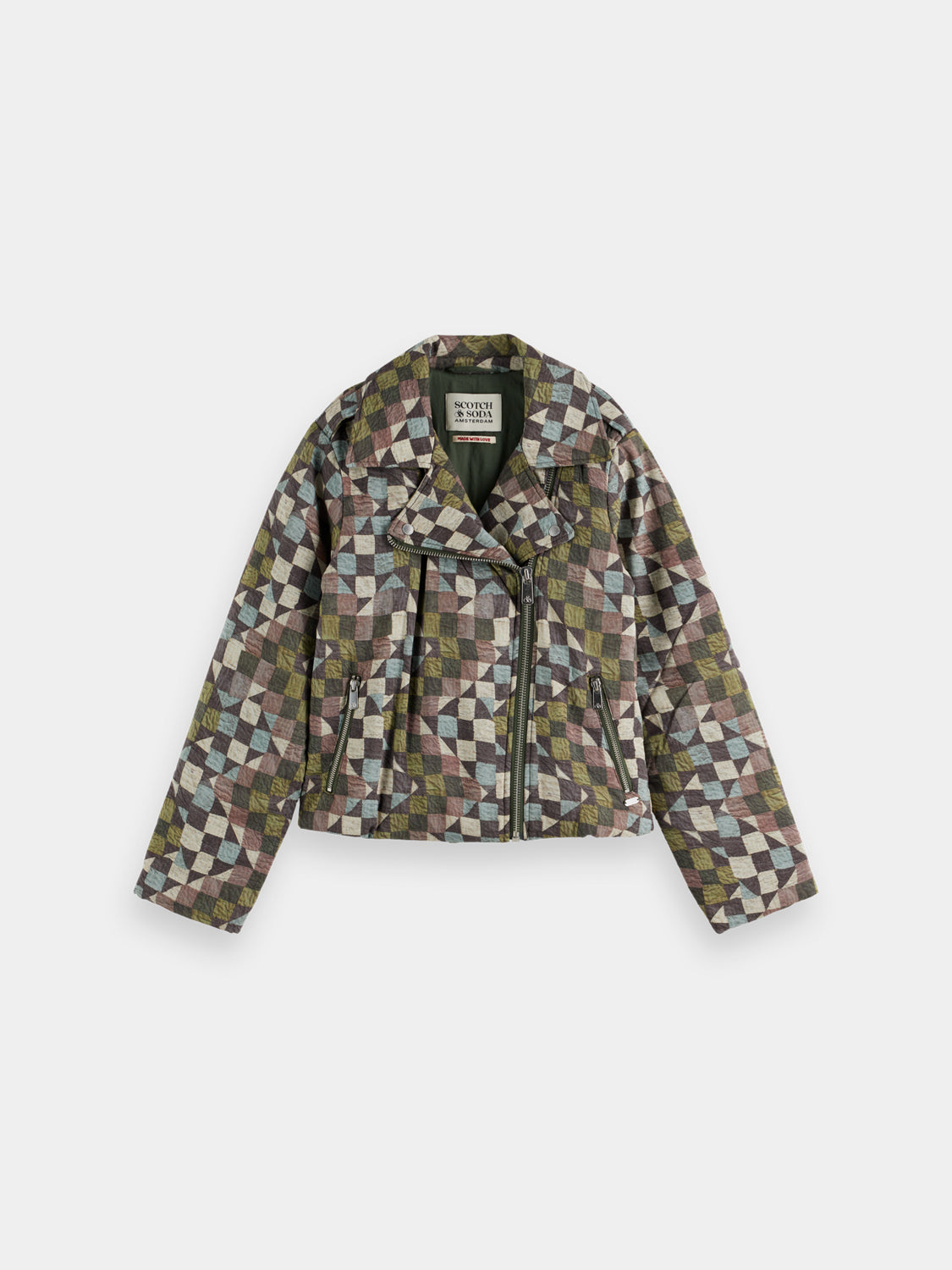 Quilted biker jacket - Scotch & Soda AU
