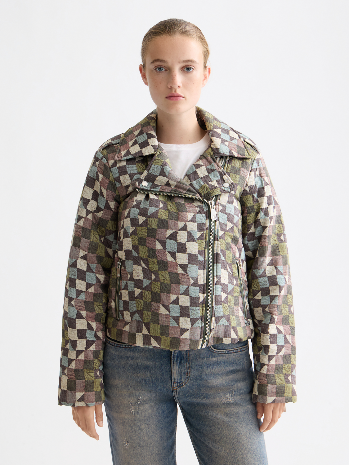 Quilted biker jacket - Scotch & Soda AU